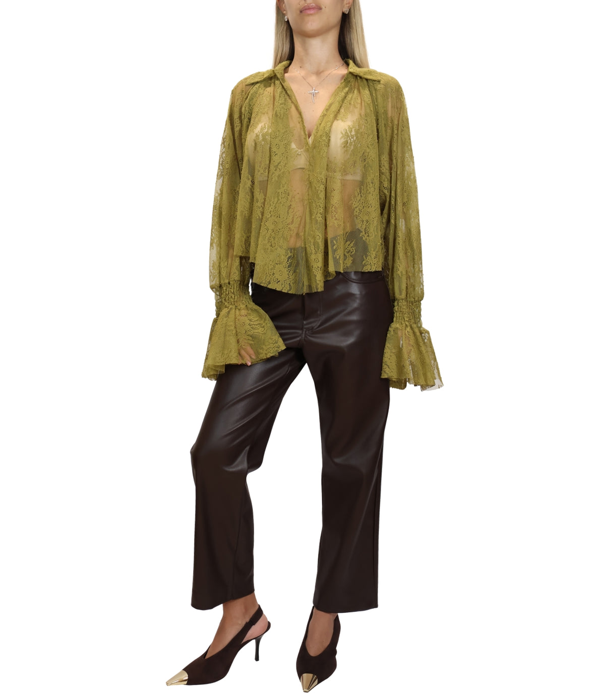 Motel Camicia Olio da Donna