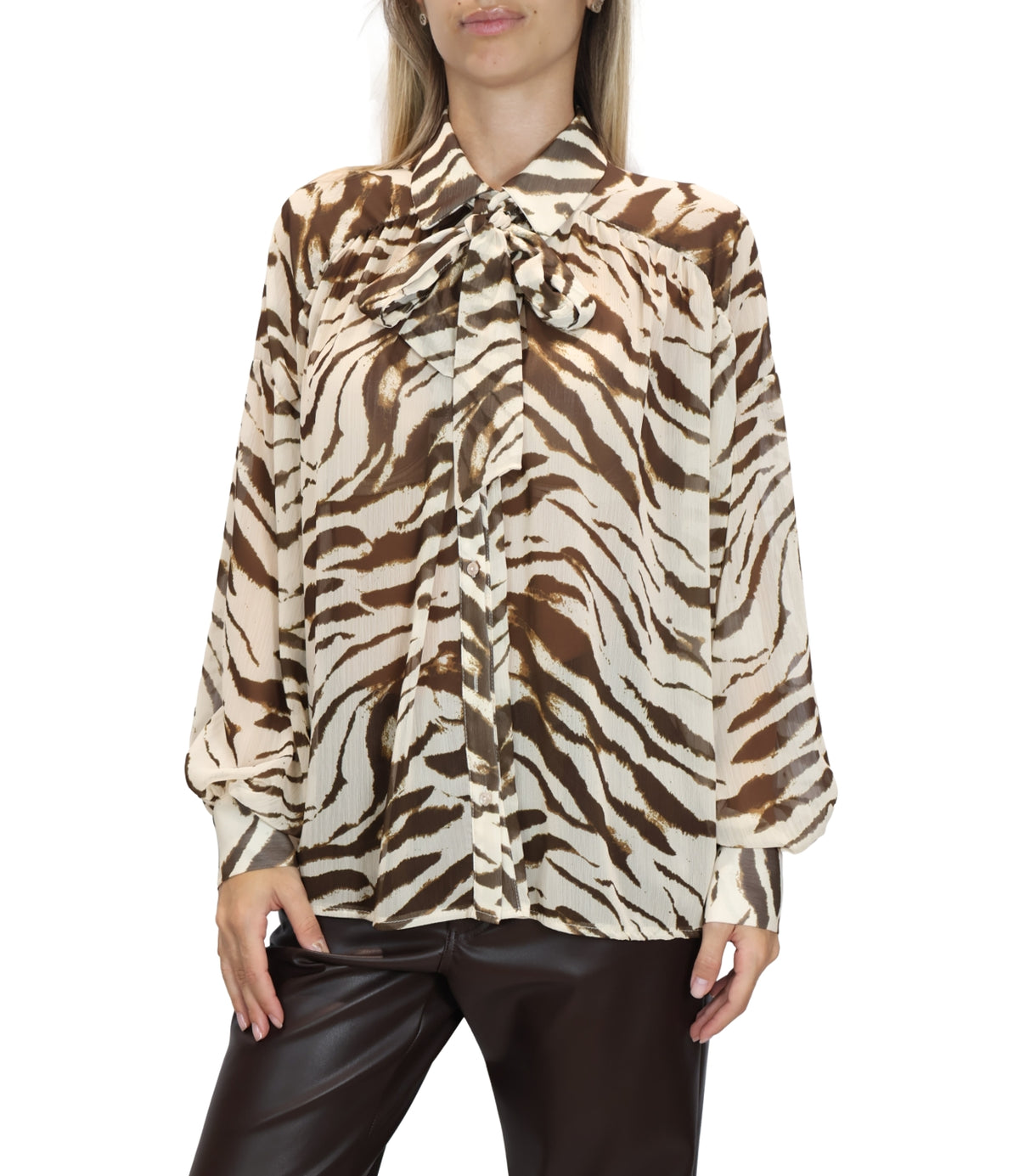 Motel Camicia Zebra da Donna