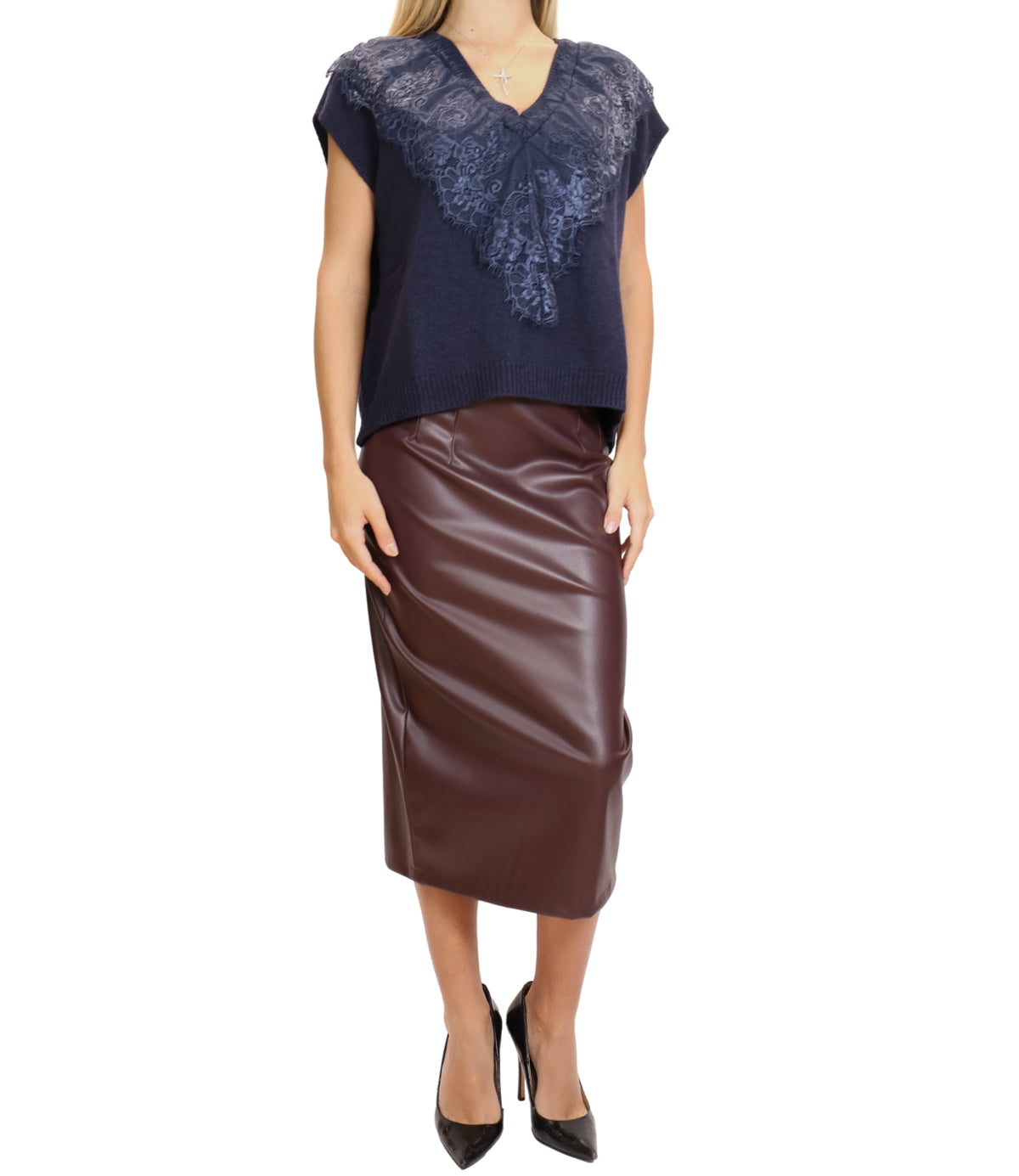 Motel Gilet Blu da Donna