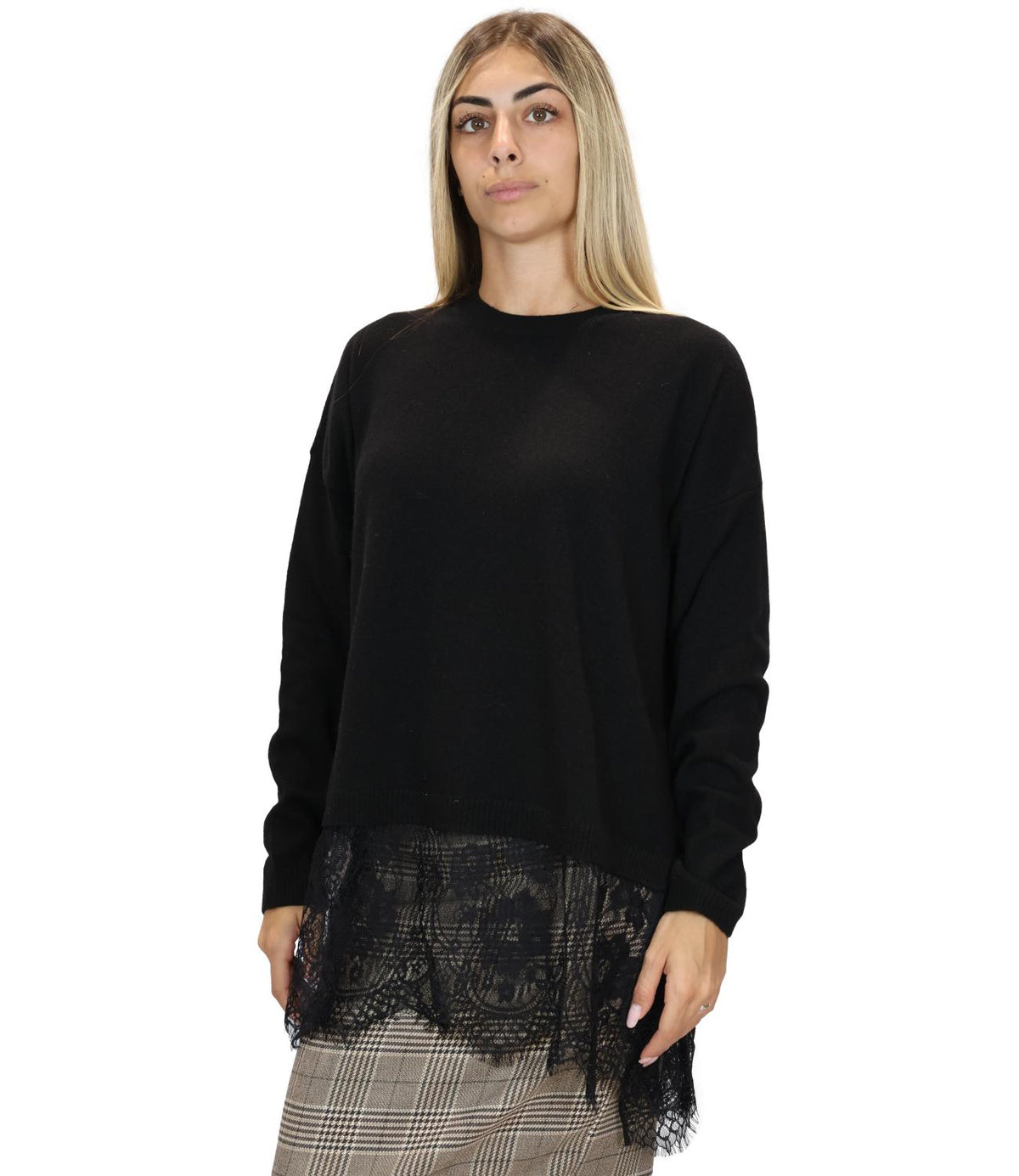 Motel Maglia Nero da Donna