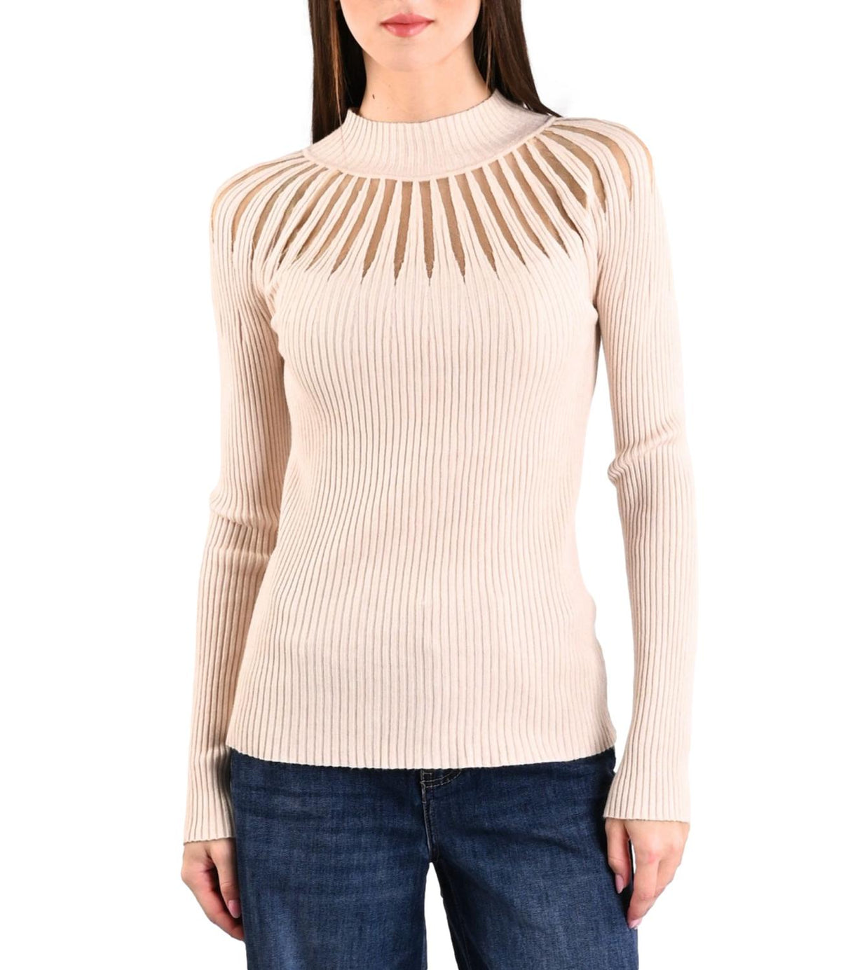 Myastreet Maglia Beige da Donna