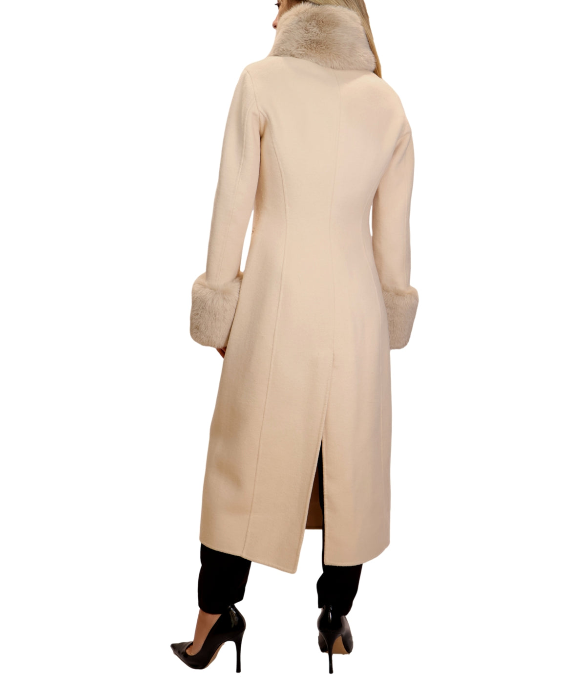 Silence Limited Cappotto Cream da Donna