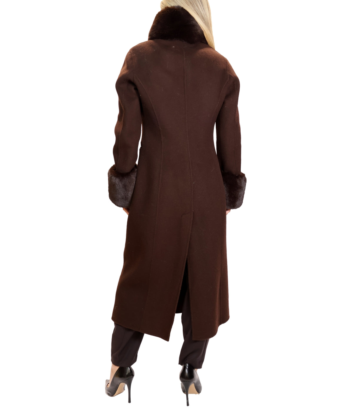 Silence Limited Cappotto Dark Brown da Donna
