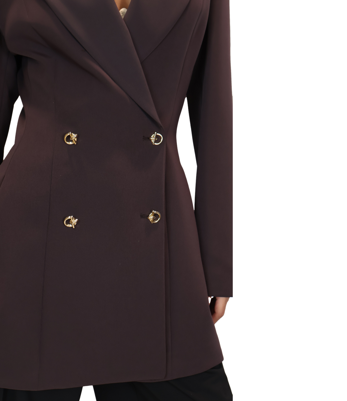 Silence Limited Blazer Choco Wine da Donna