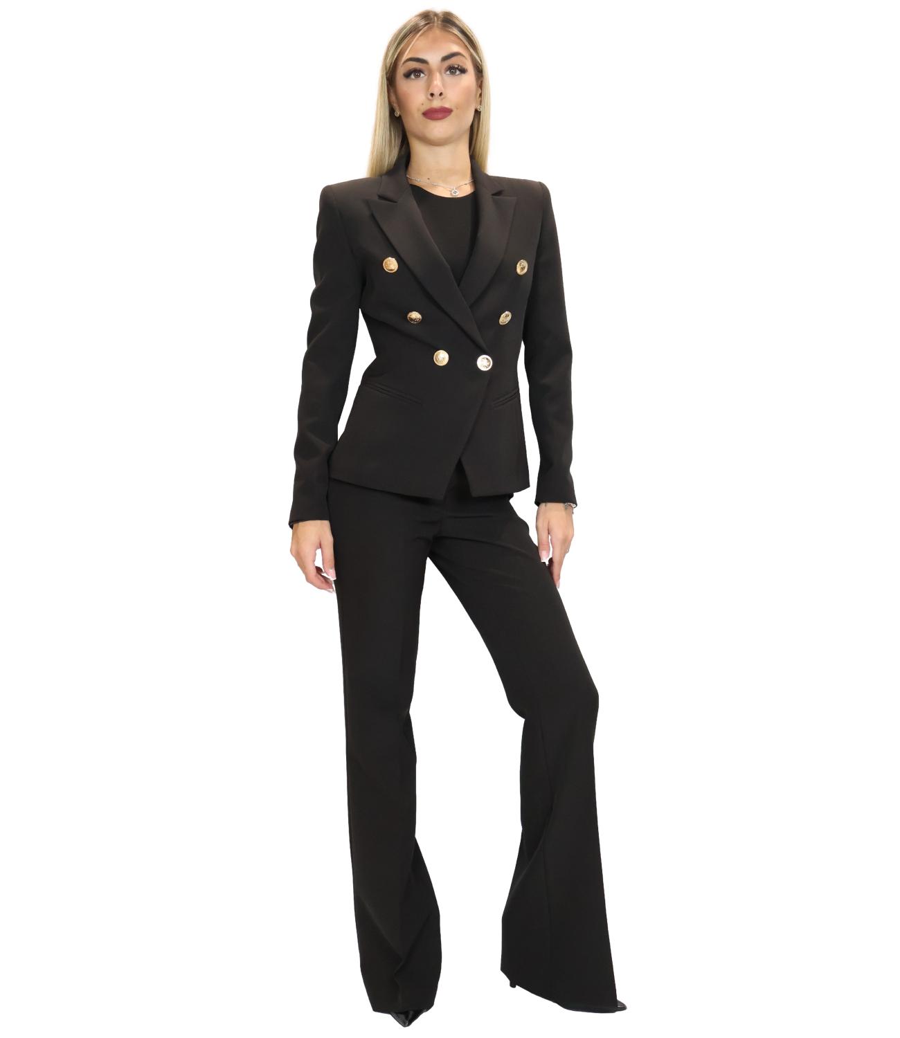 Silence Limited Pantalone Black da Donna