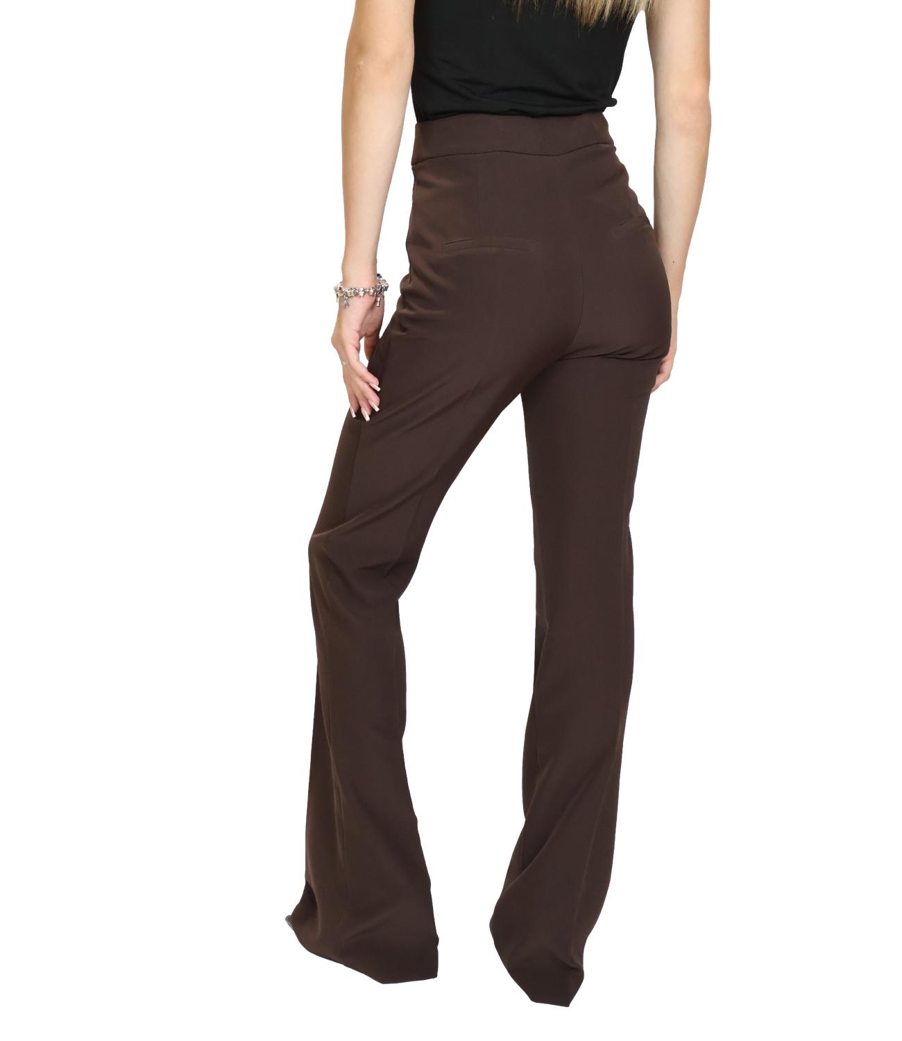 Silence Limited Pantalone Dark Brown da Donna