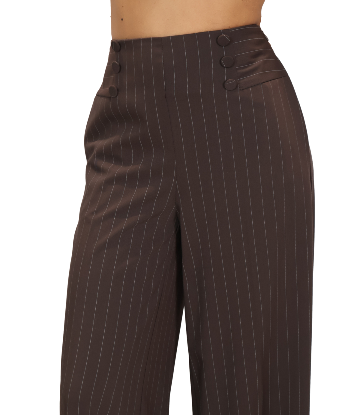 Silence Limited Pantalone Brown da Donna
