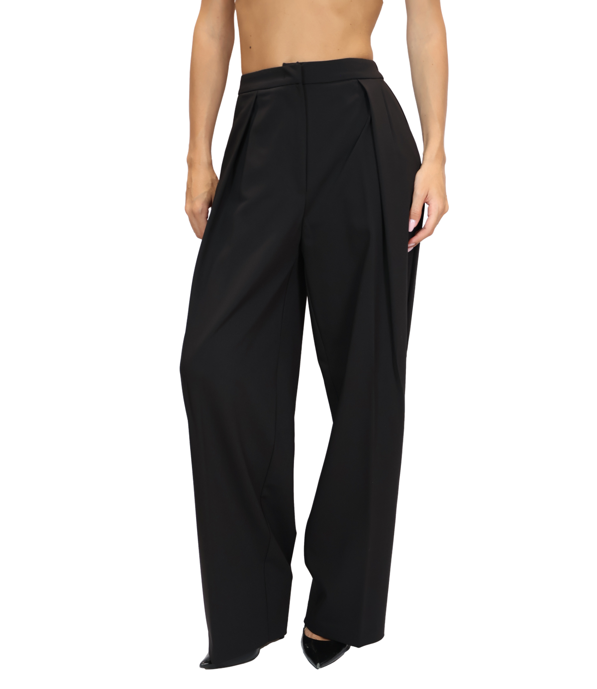 Silence Limited Pantalone Black da Donna