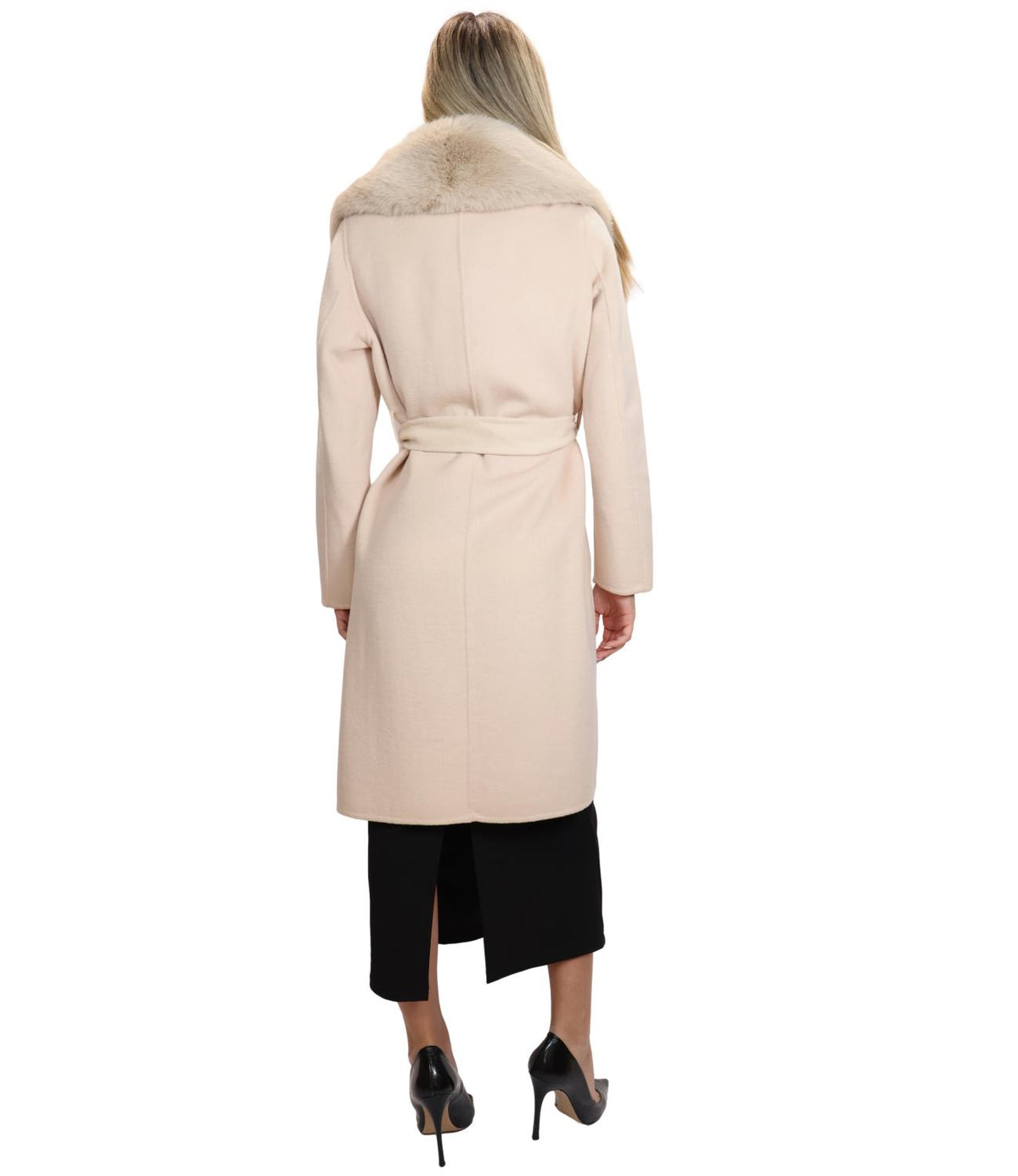 Silence Limited Cappotto Cream da Donna