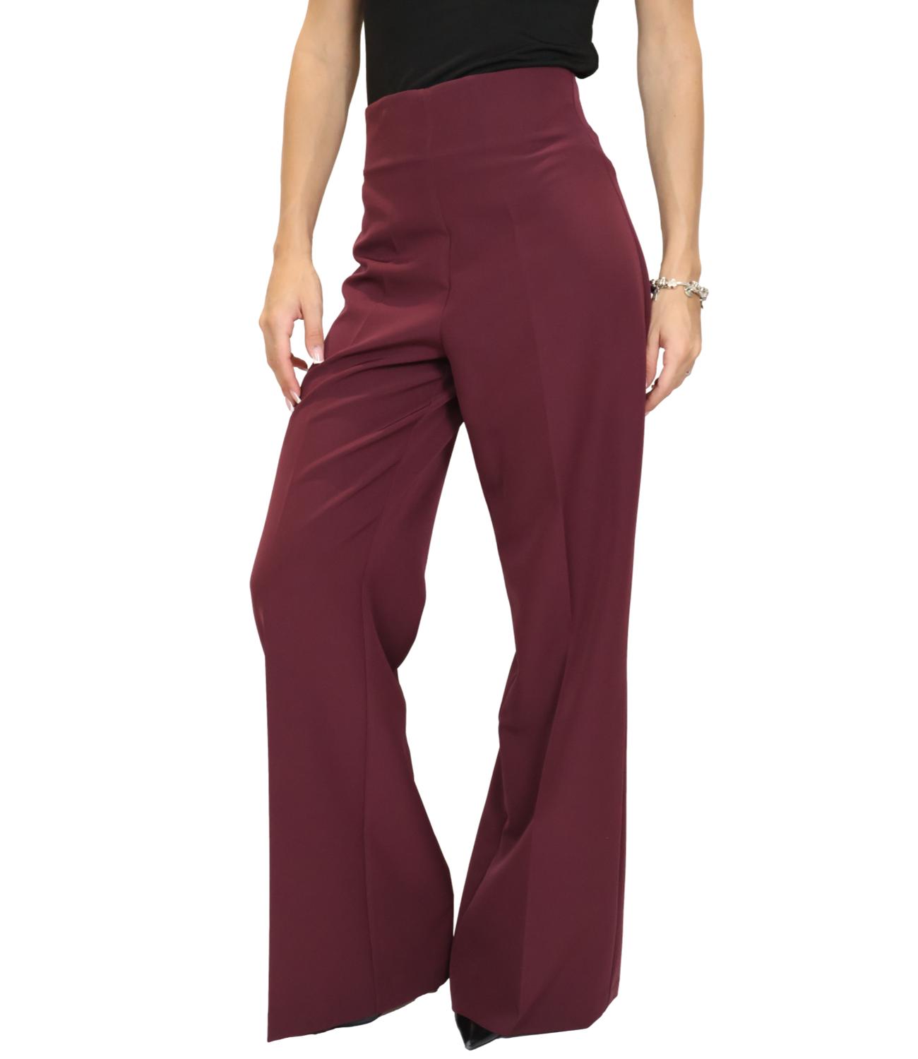 Silence Limited Pantalone Bordeaux da Donna