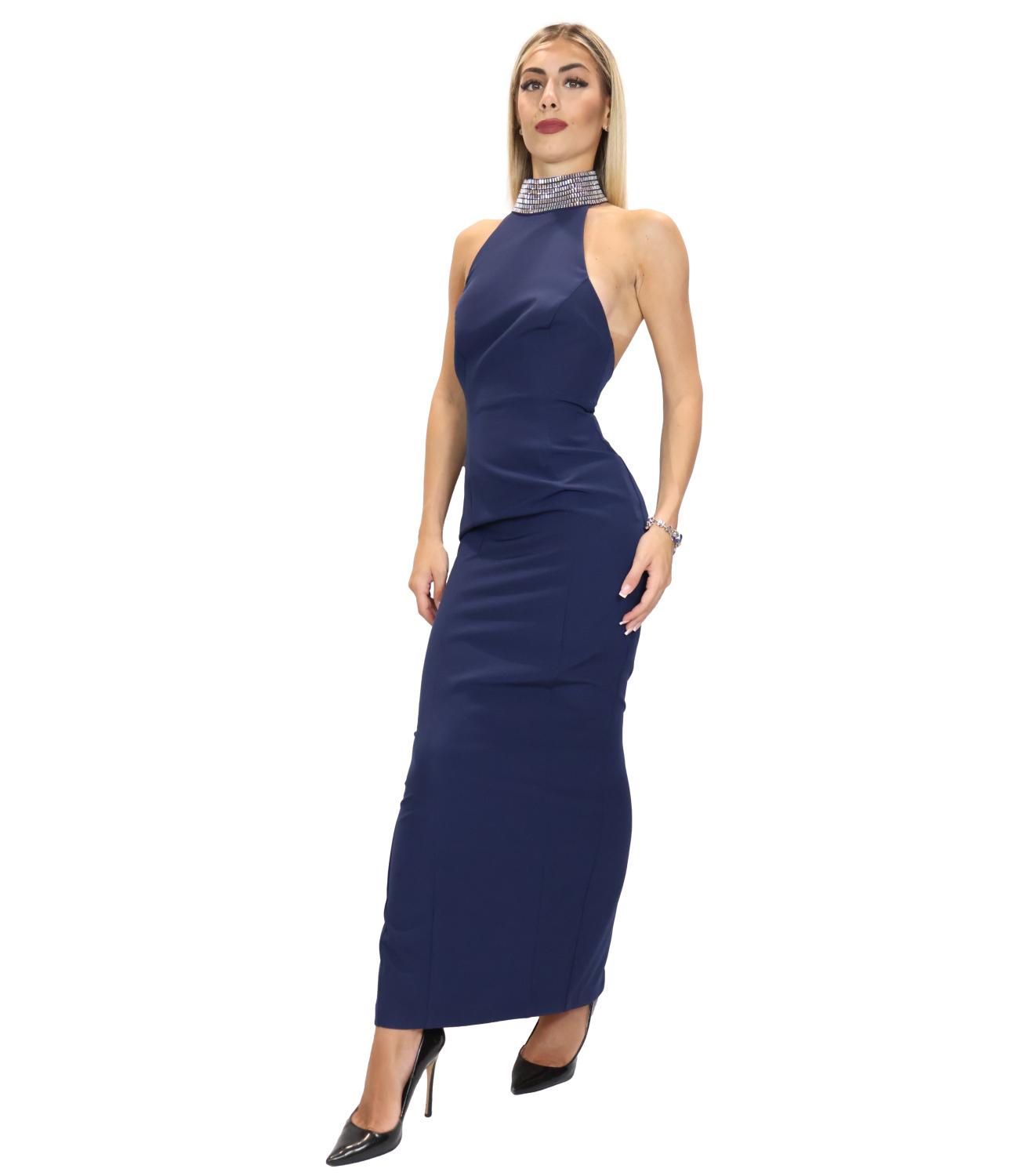 Silence Limited Abito Navy da Donna