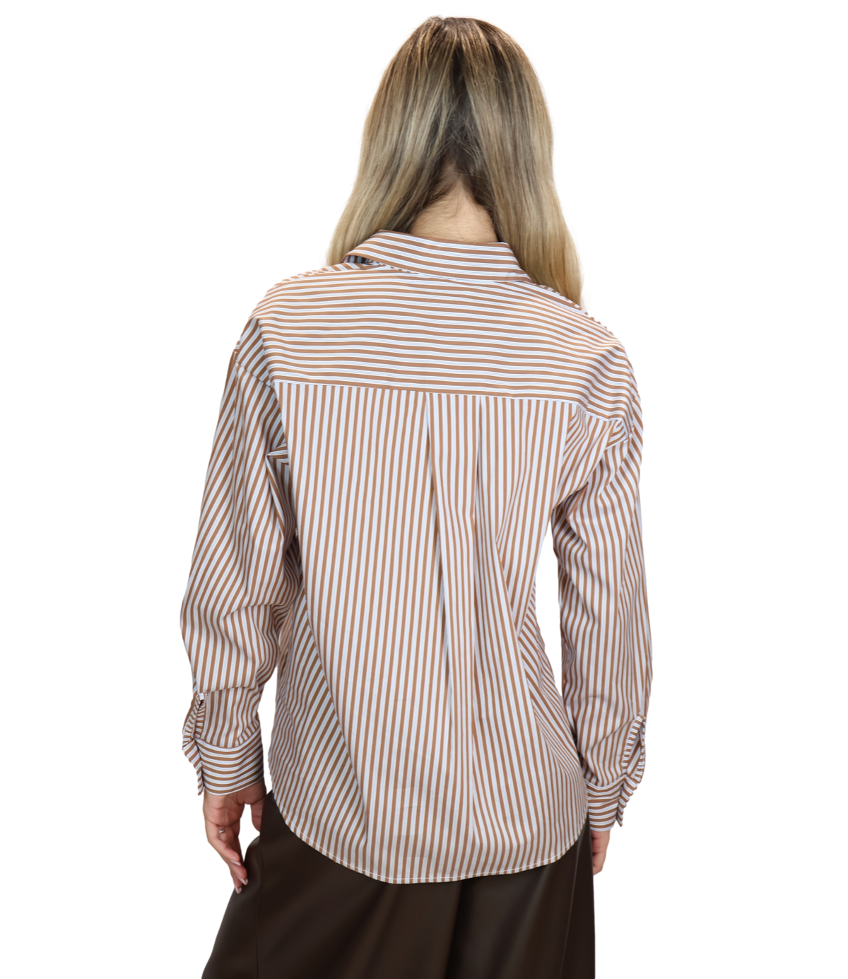 Susy Mix Camicia Tabacco da Donna