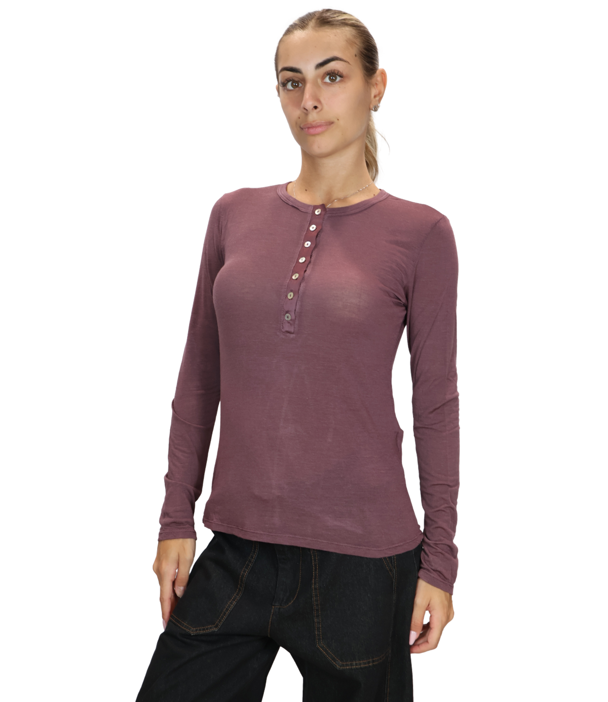 Susy Mix Maglia Vino da Donna