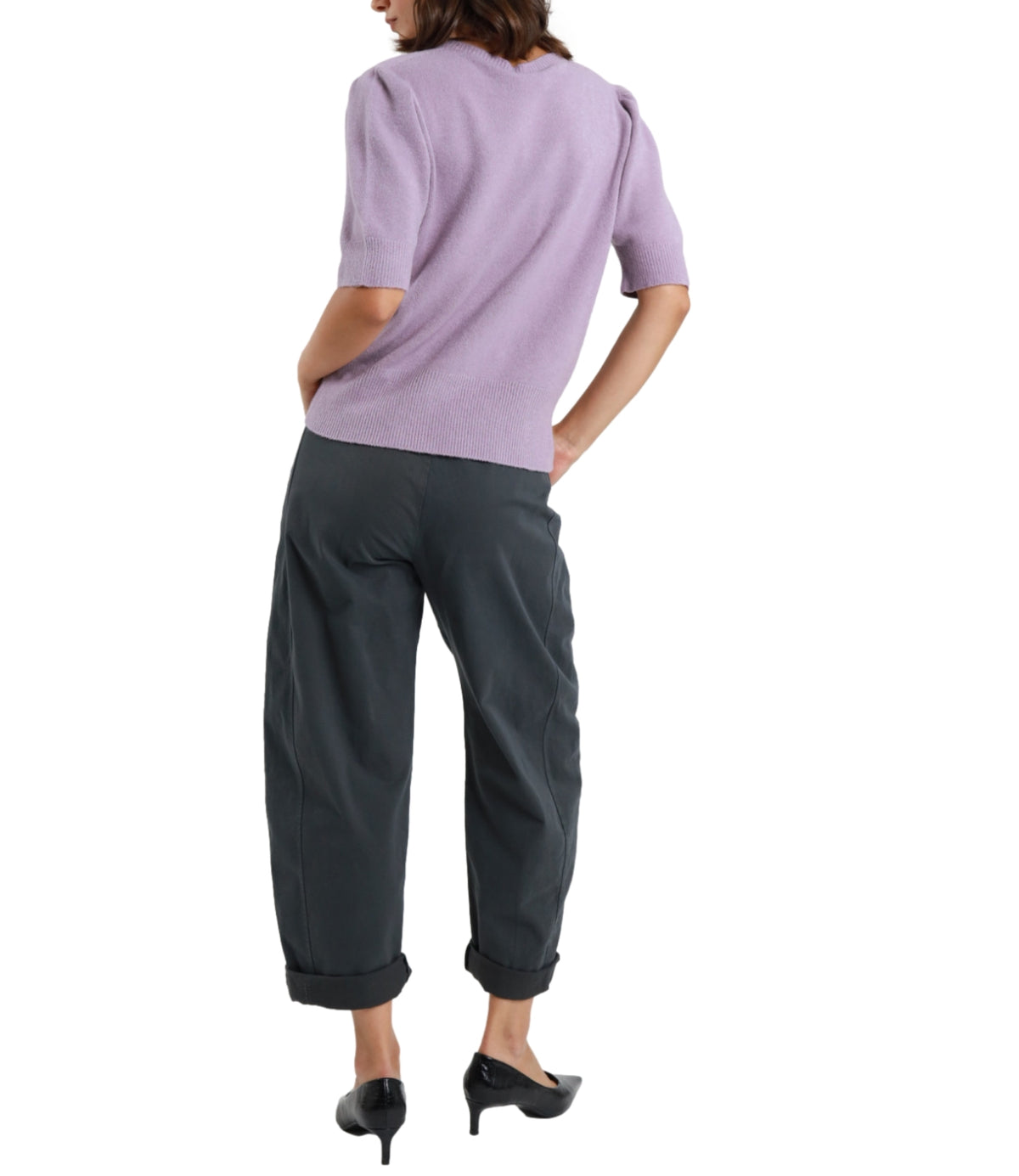 Susy Mix Pantalone Grigio Piombo da Donna