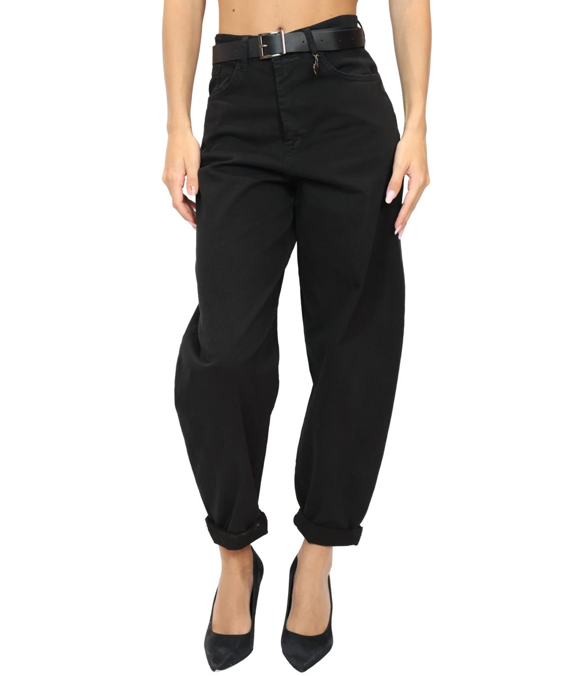 Susy Mix Pantalone Nero da Donna
