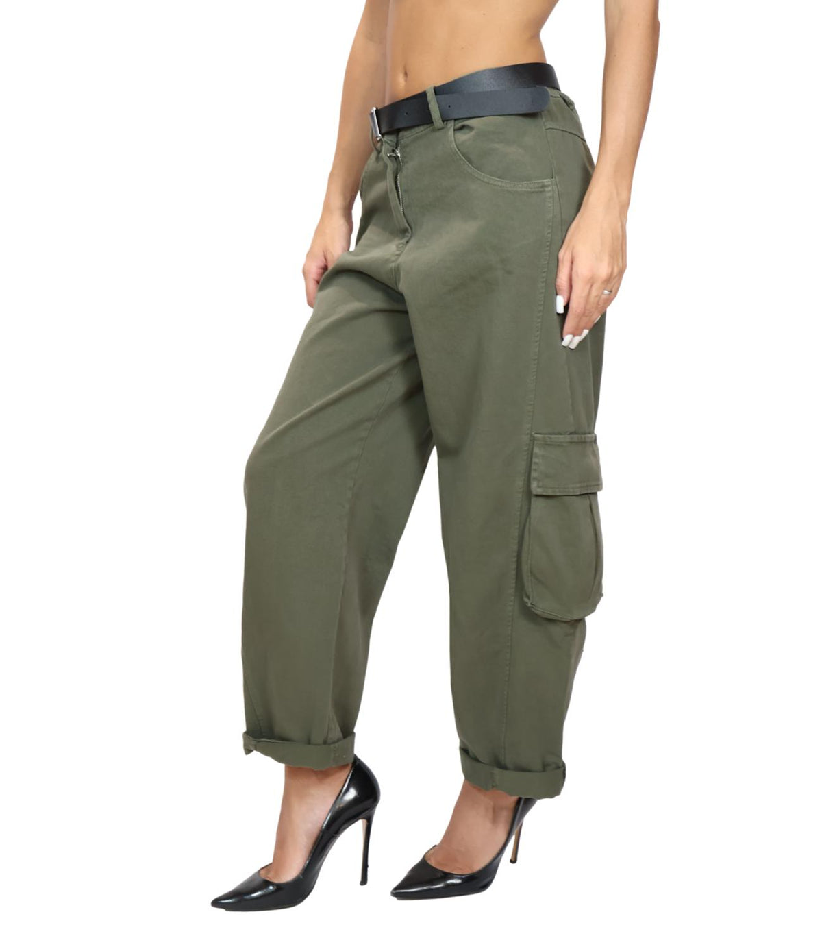 Susy Mix Pantalone Militare da Donna