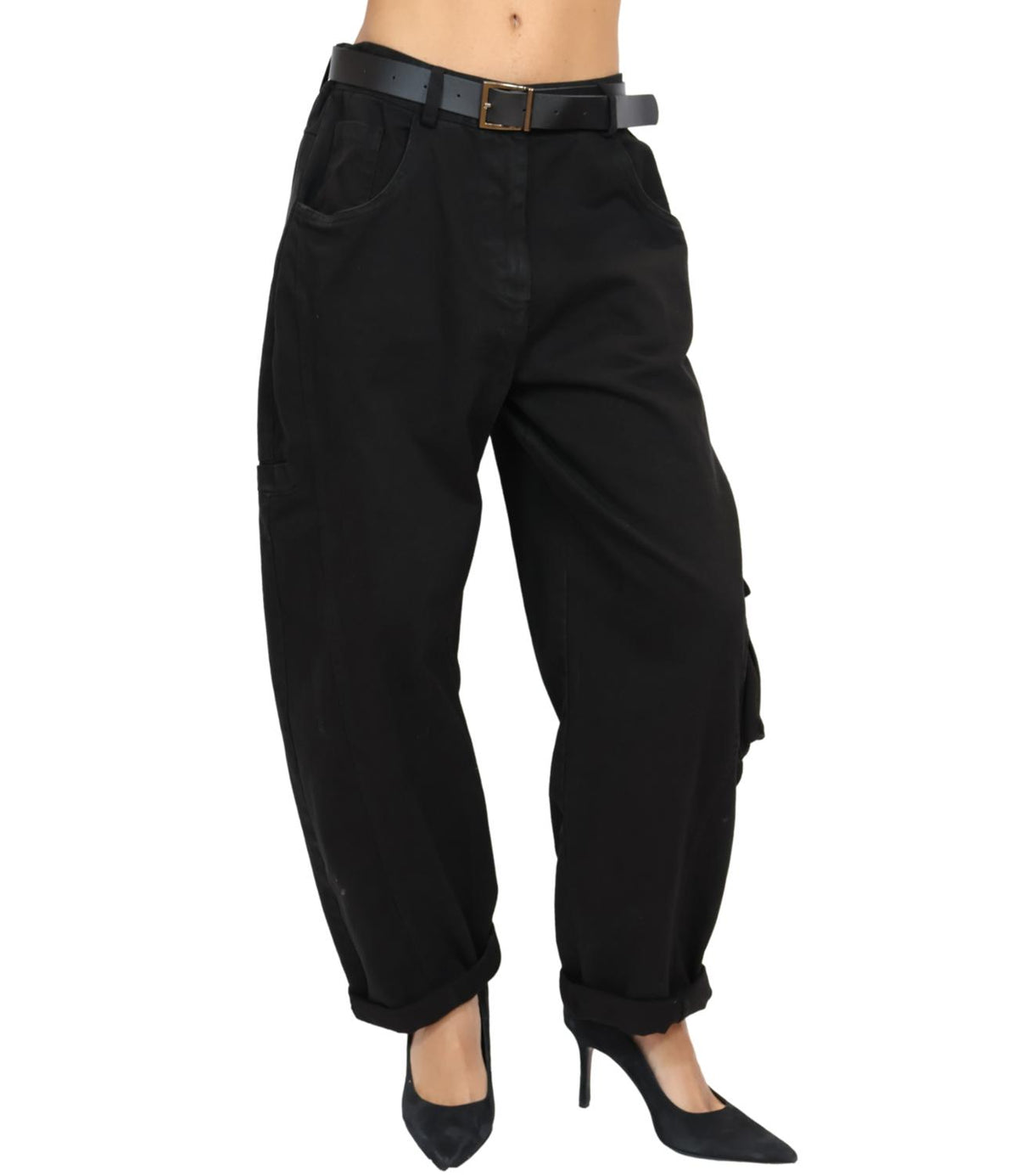 Susy Mix Pantalone Nero da Donna