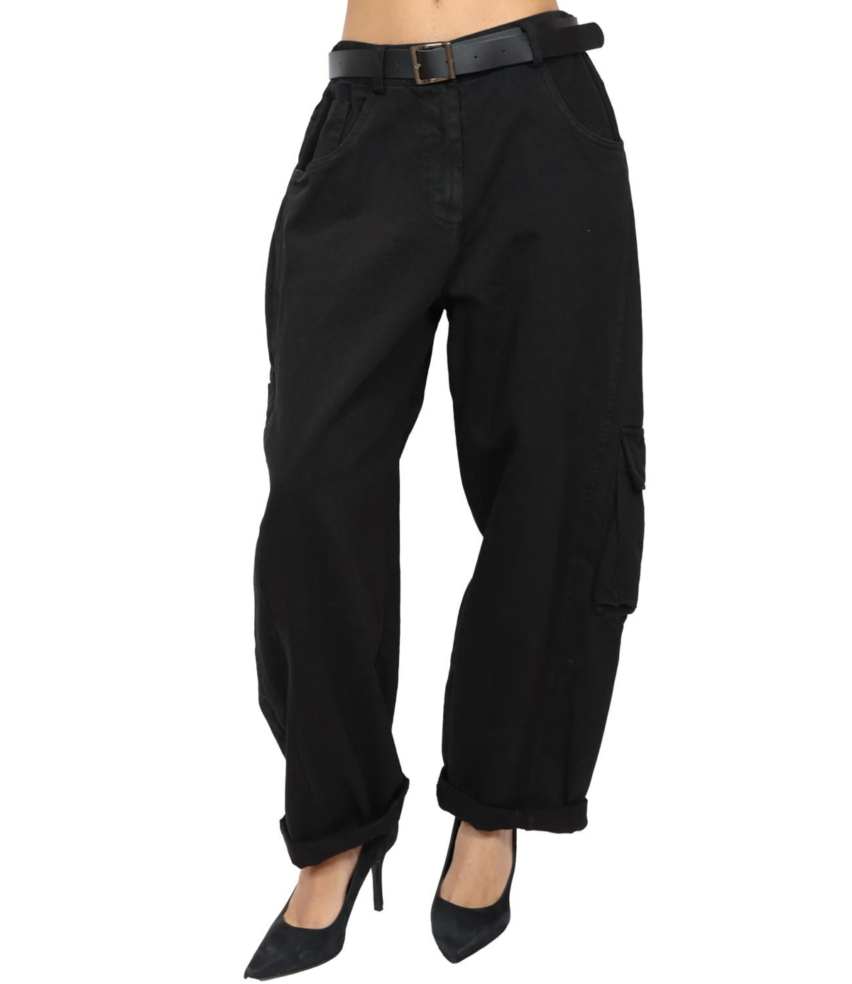Susy Mix Pantalone Nero da Donna
