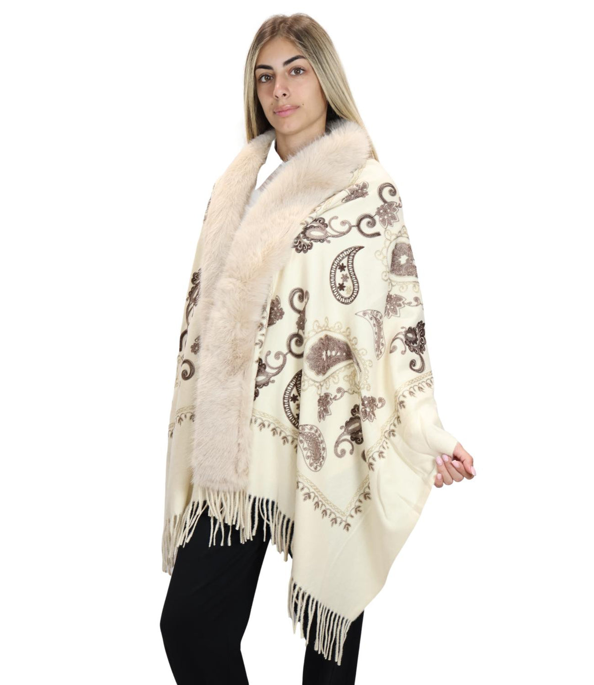 Susy Mix Stola Panna da Donna