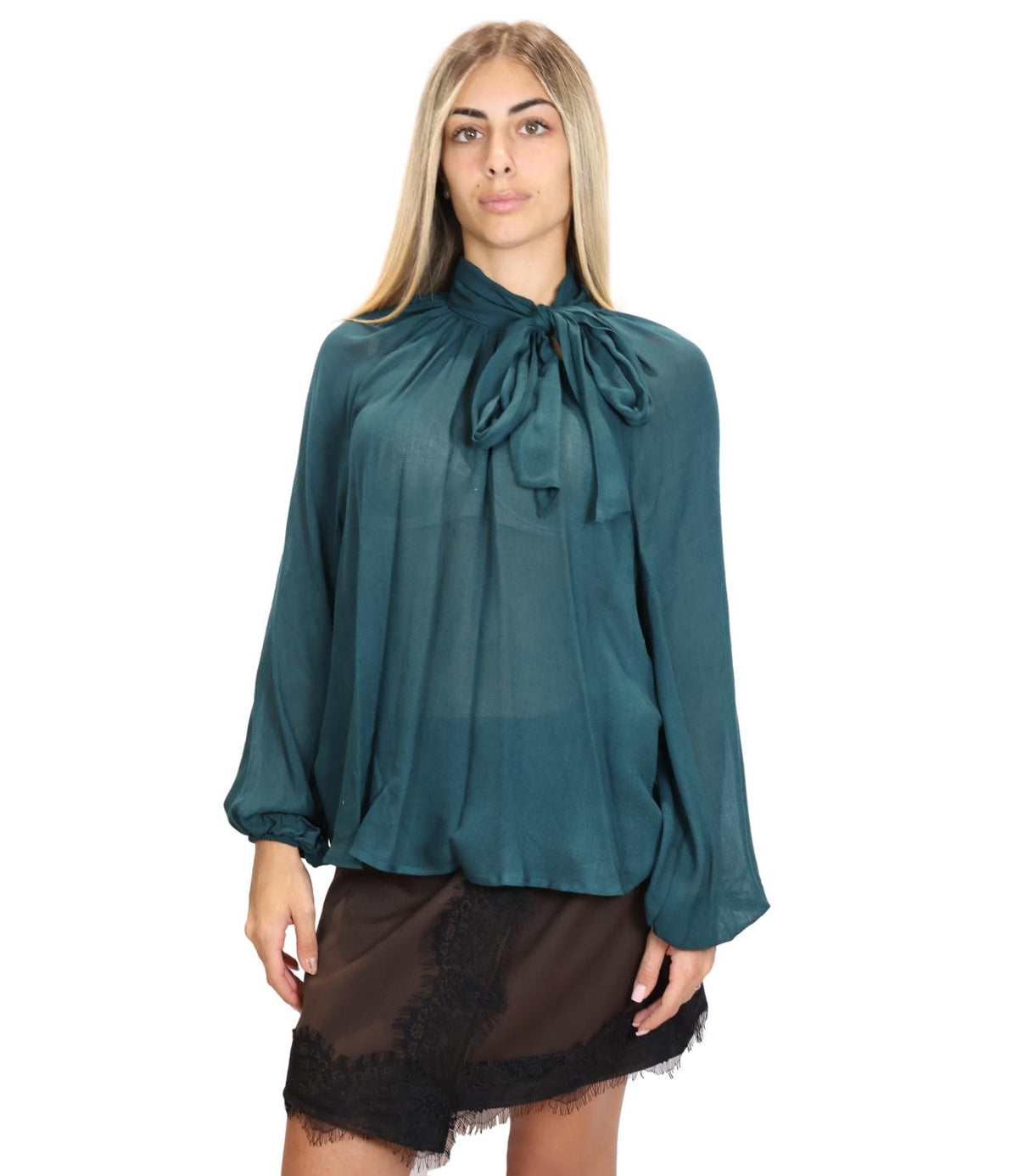 Susy Mix Camicia Verde da Donna