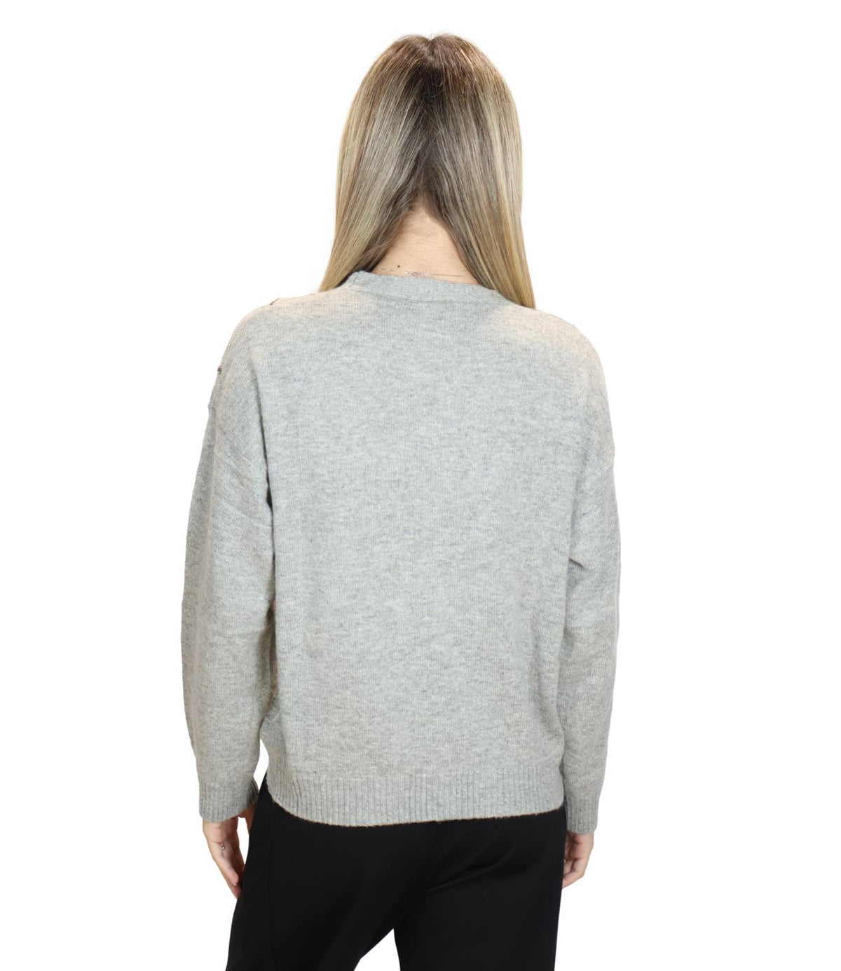 Susy Mix Cardigan Grigio da Donna