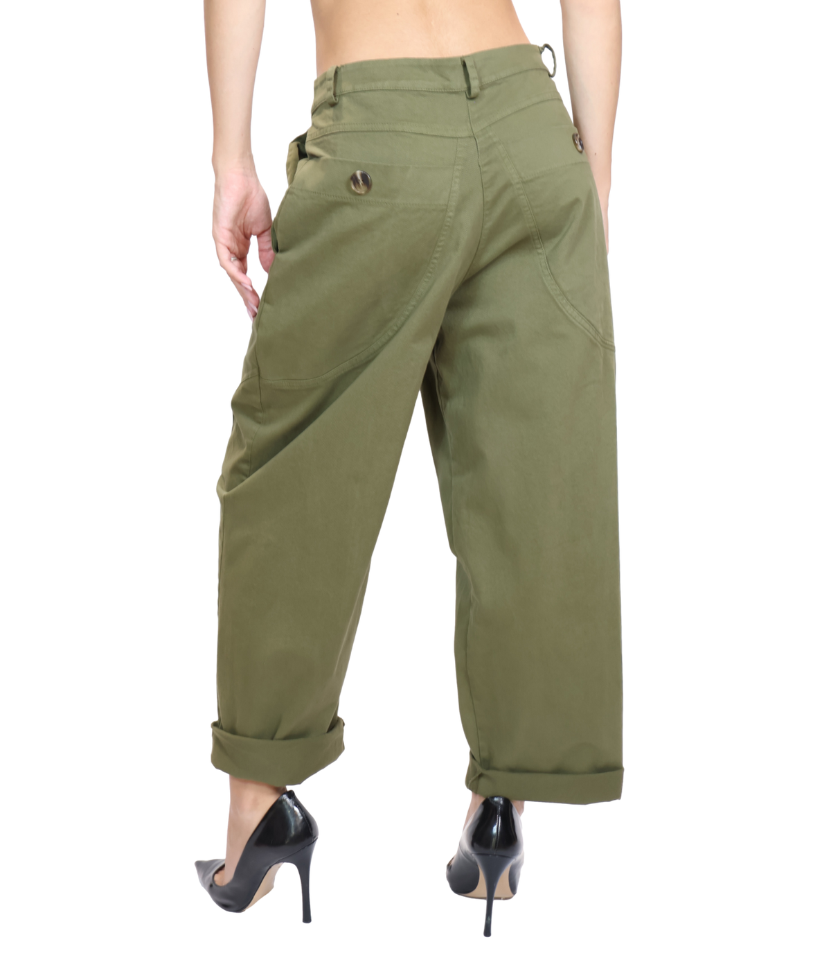 Susy Mix Pantalone Militare da Donna