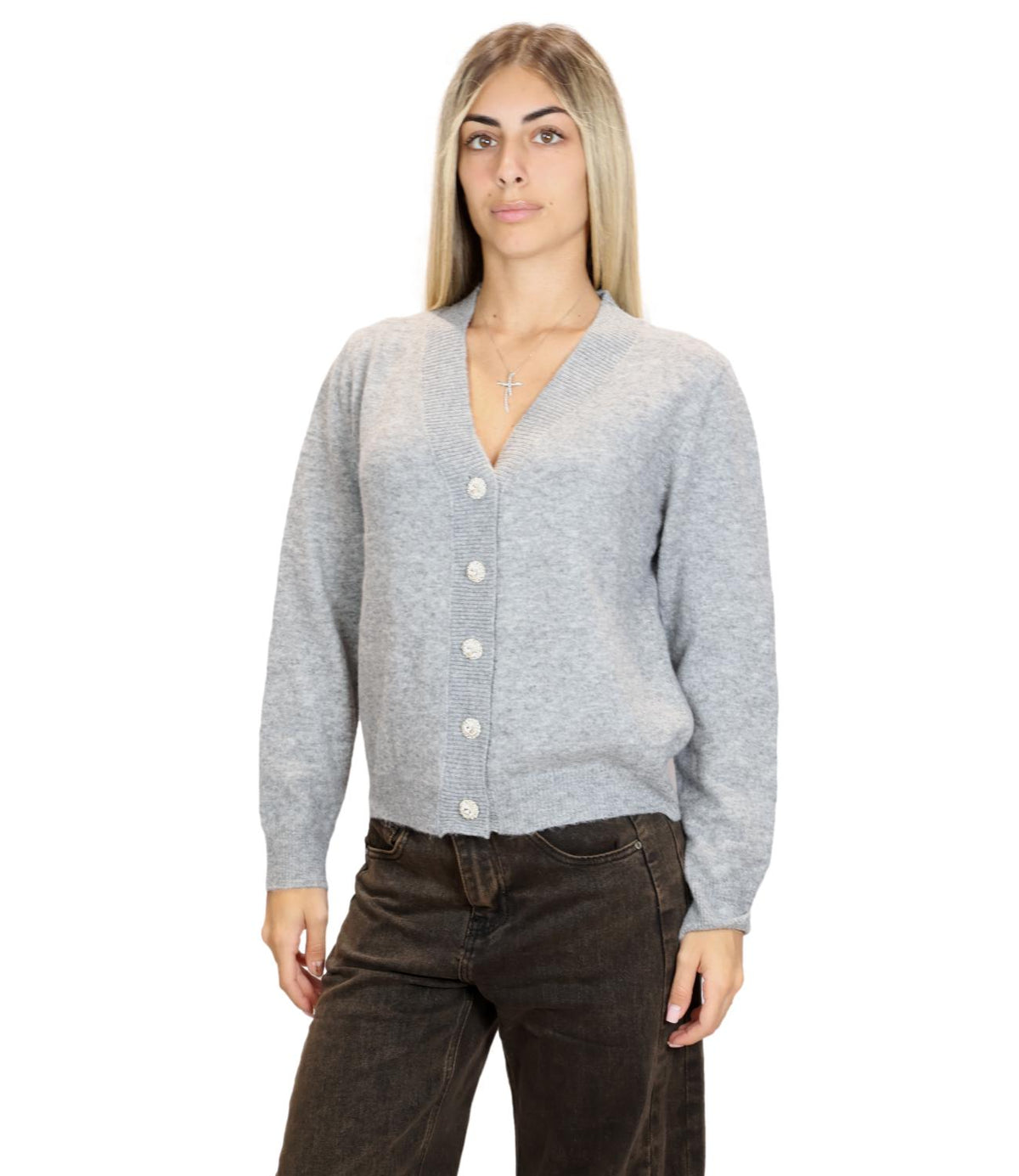 Susy Mix Maglia Grigio da Donna