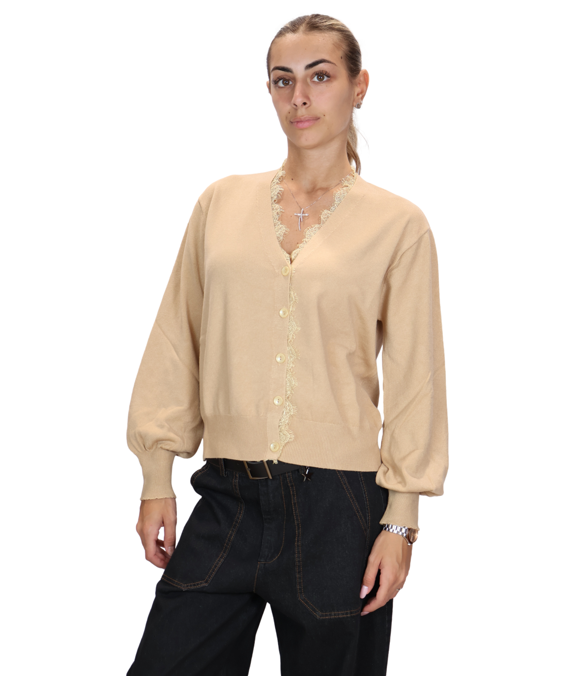 Susy Mix Giacchina Beige da Donna