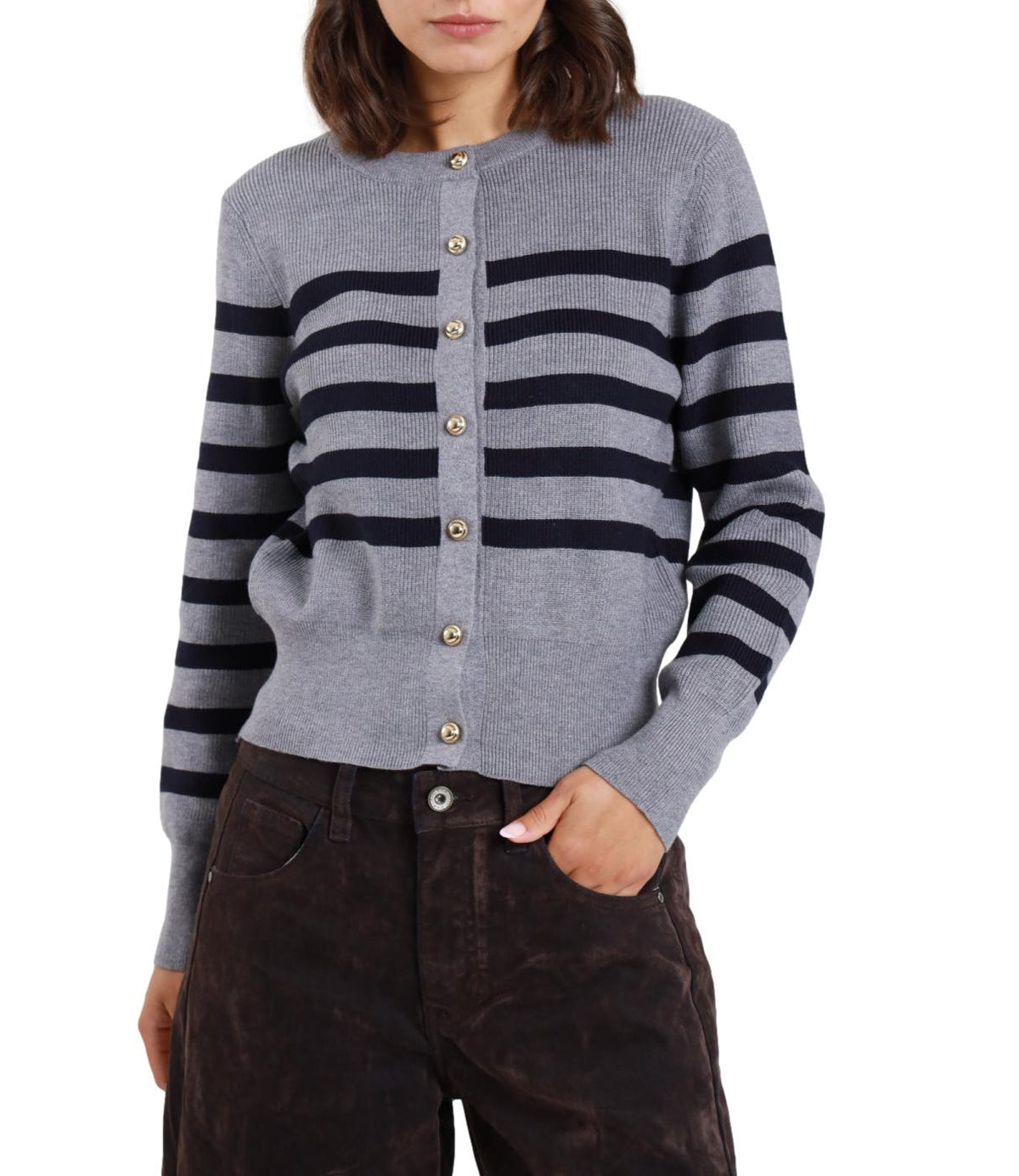 Susy Mix Maglia Grigio da Donna