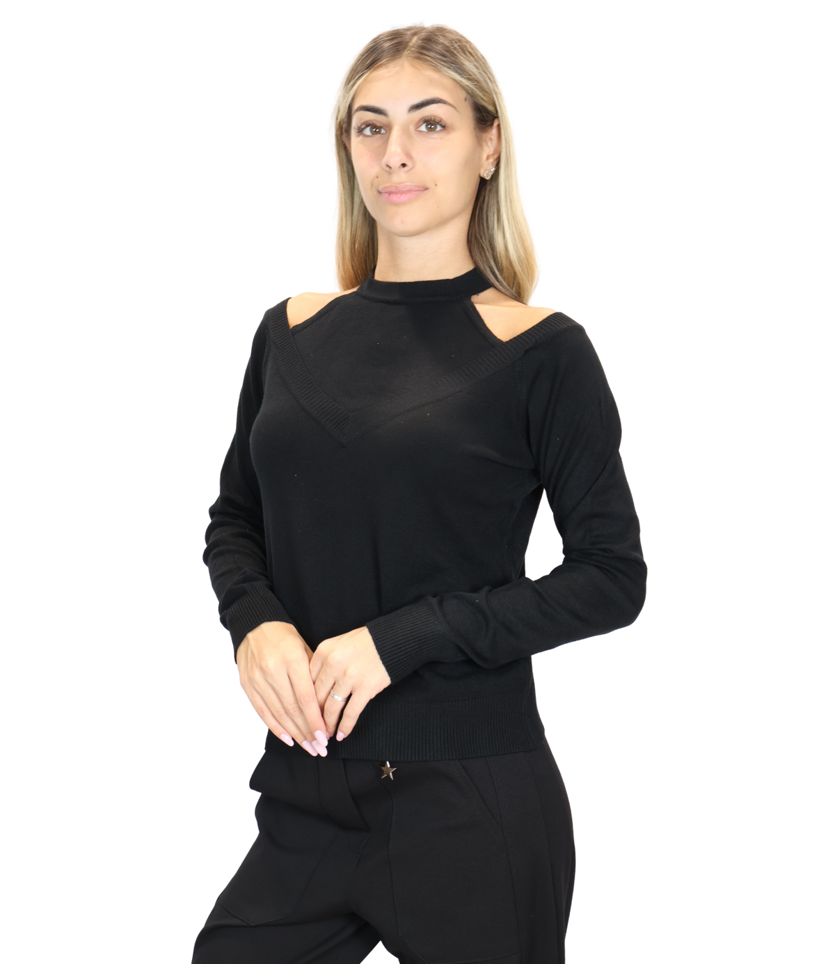Susy Mix Maglia Nero da Donna