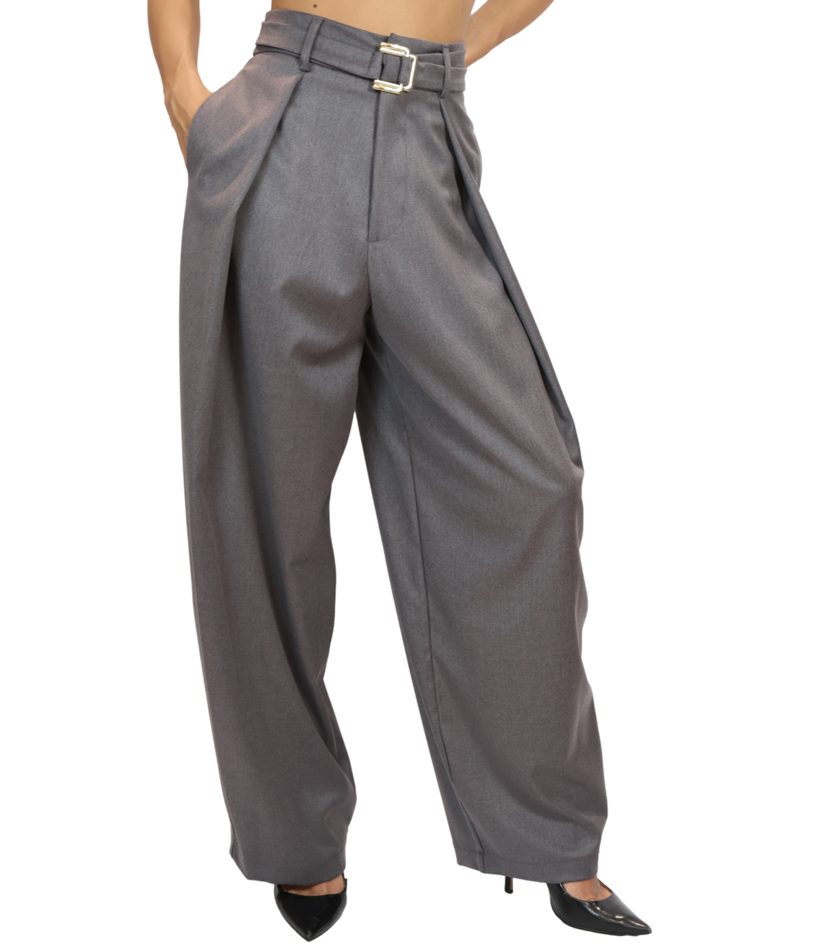 Susy Mix Pantalone Grigio da Donna