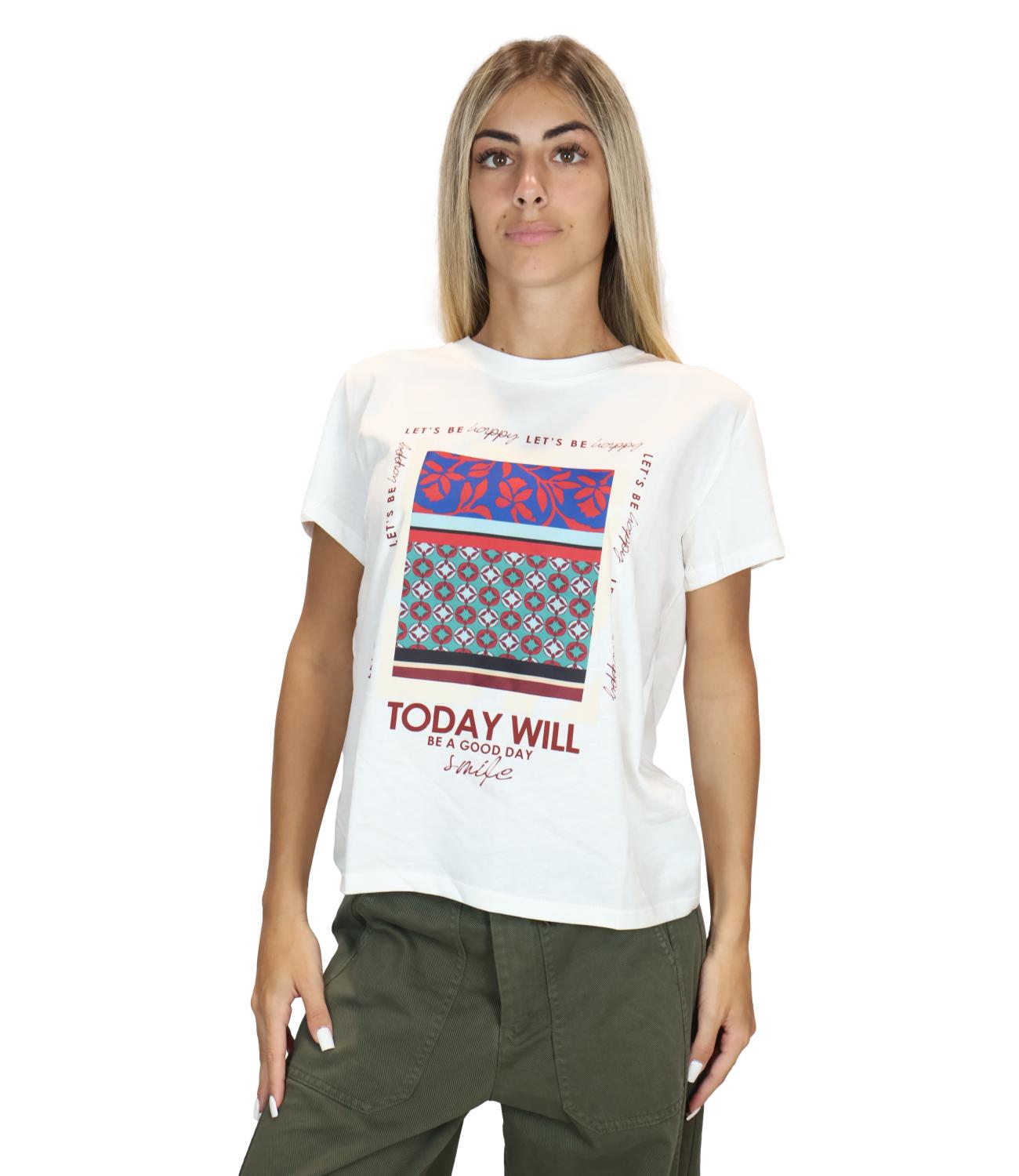 Susy Mix T-Shirt B.co/blu da Donna