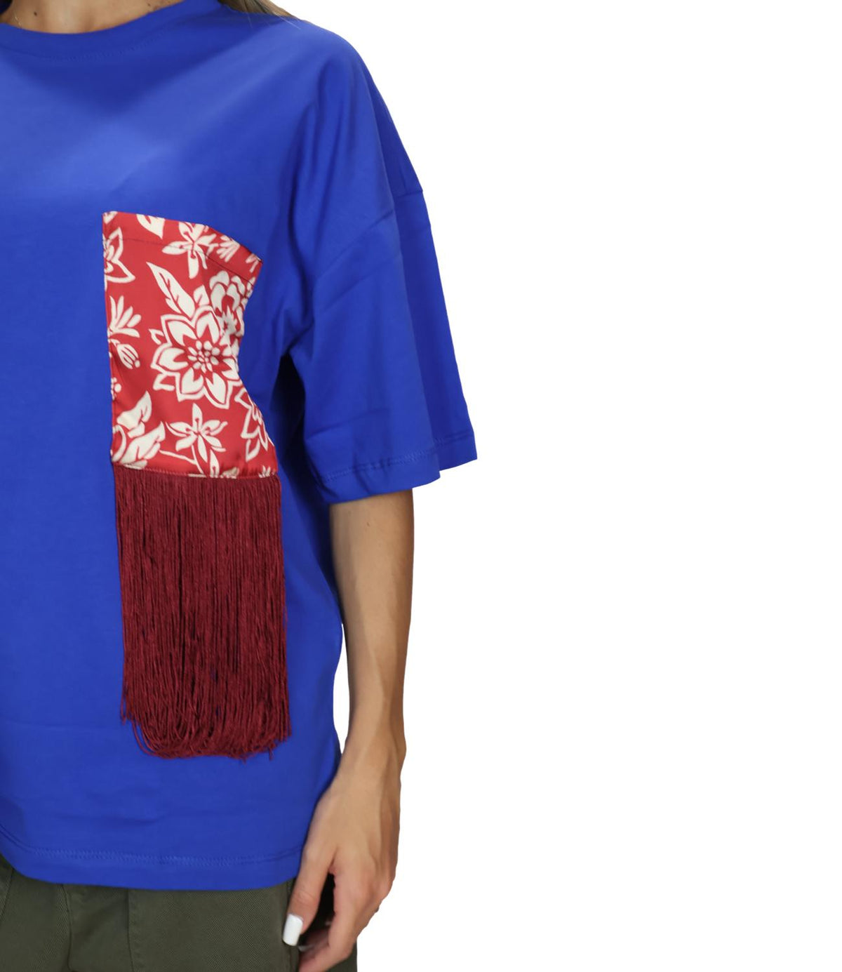 Susy Mix T-Shirt Blu Royal da Donna
