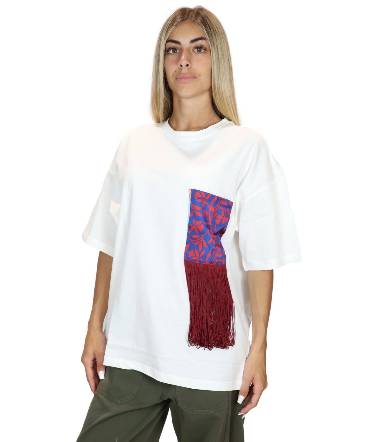 Susy Mix T-Shirt Fant.blu/rosso da Donna