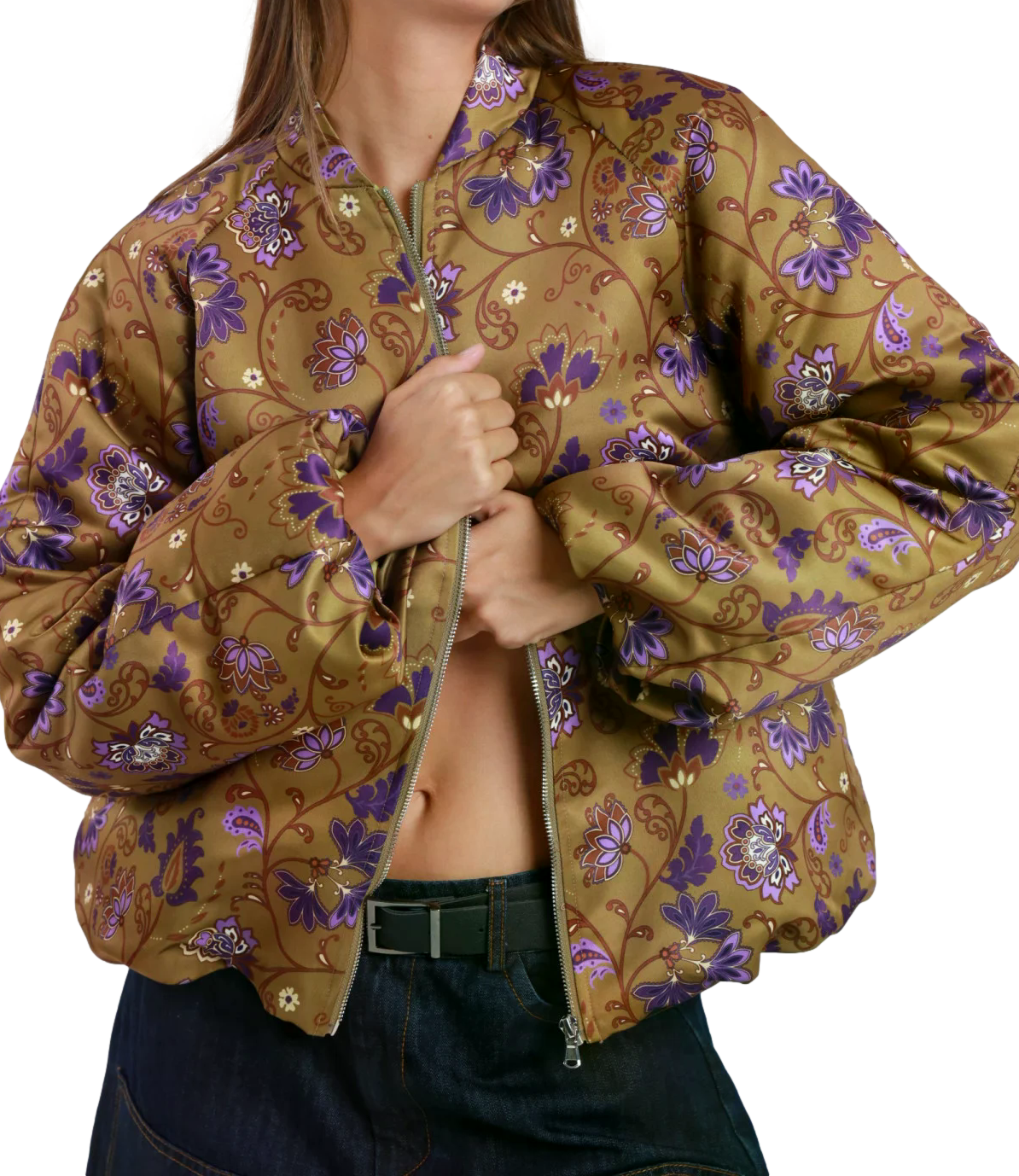 Susy Mix Bomber Verde da Donna