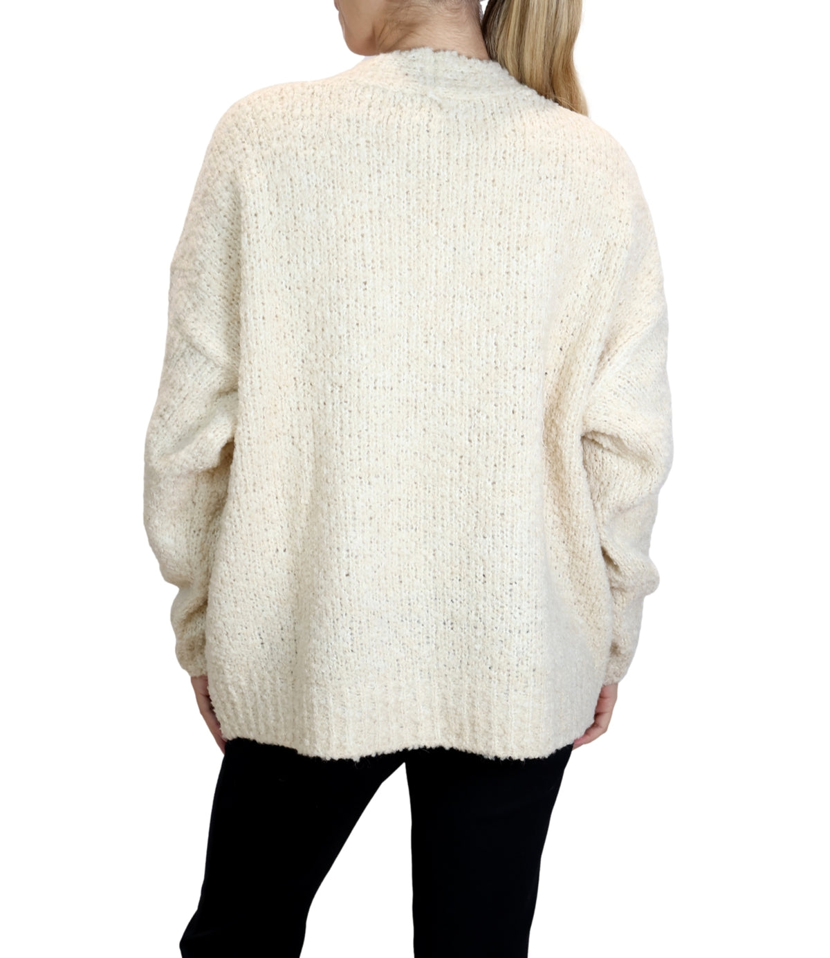 Susy Mix Cardigan Crema da Donna