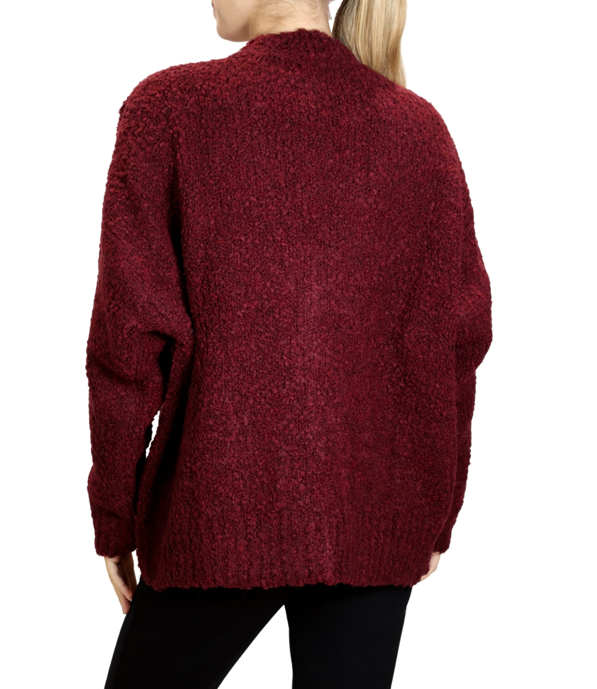 Susy Mix Cardigan Vino da Donna
