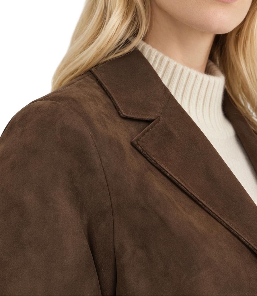 The Jackie Leathers Giacca DOROTEA Walnut Brown Donna