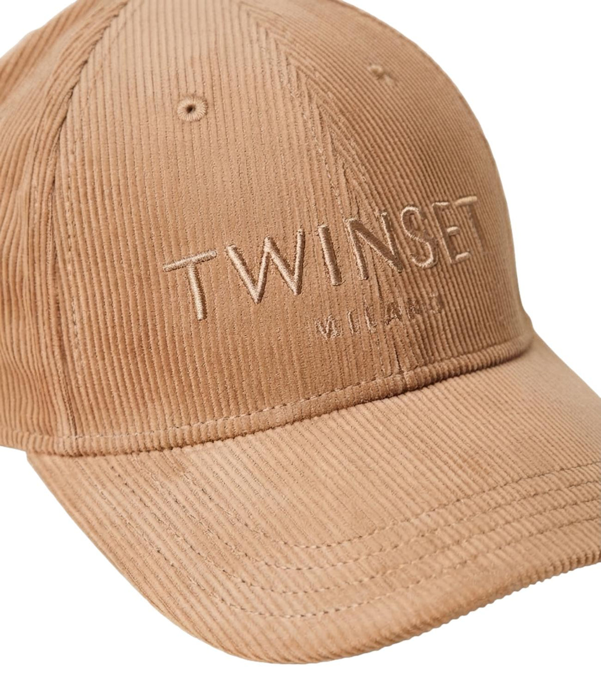 Twin Set Cappello Tobacco Brown da Donna