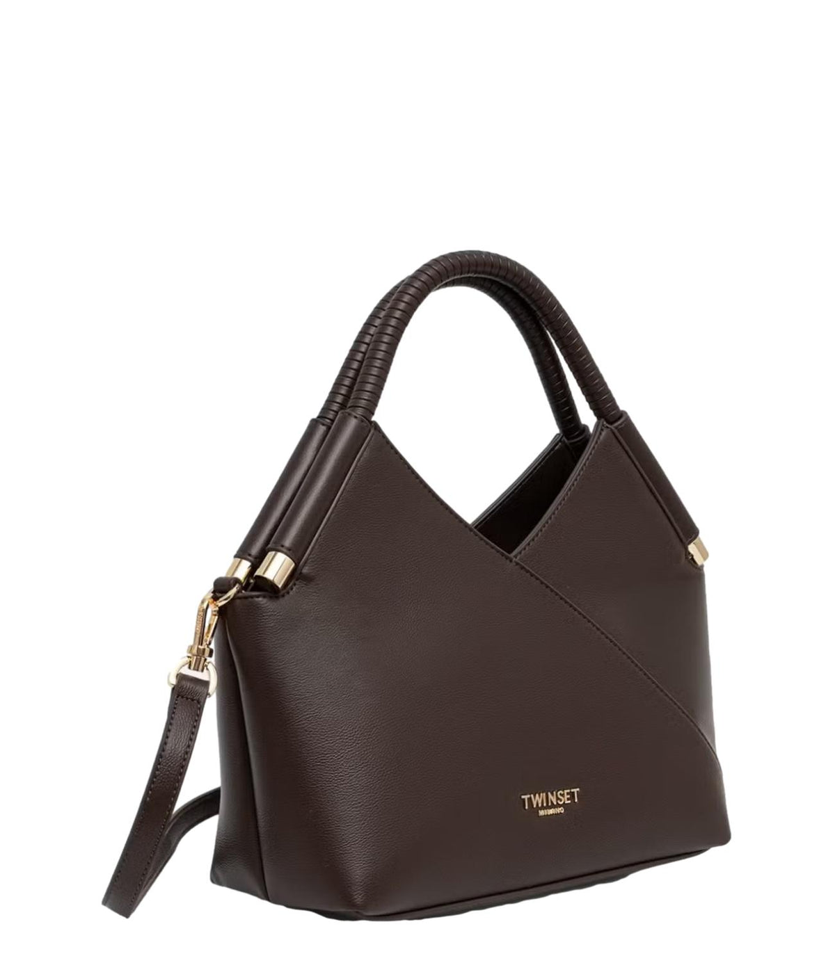 Twin Set Borsa Darkness Brown da Donna