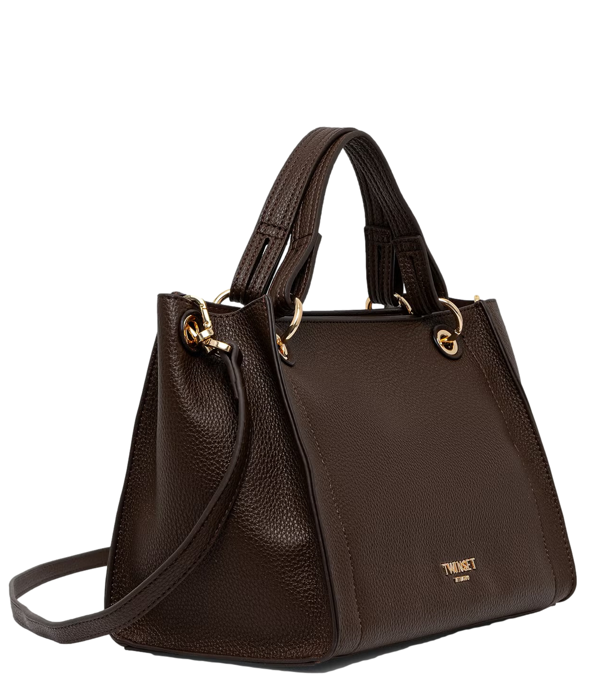 Twin Set Borsa Darkness Brown da Donna