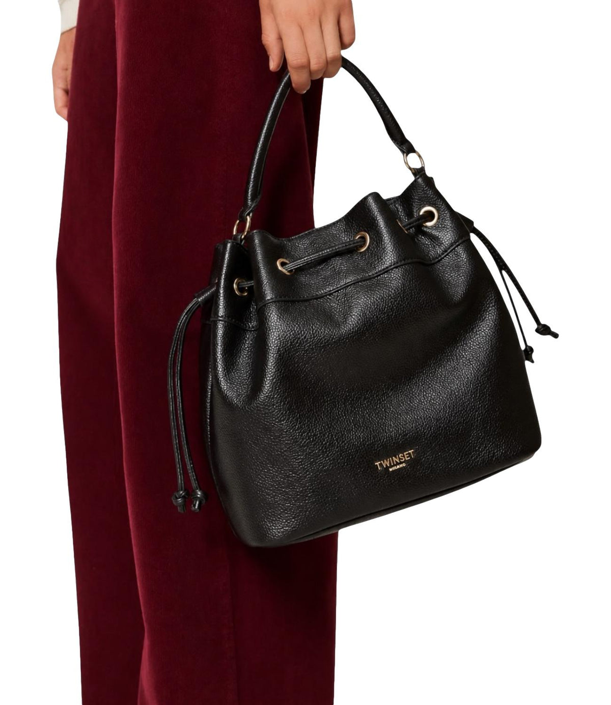 Twin Set Secchiello Nero da Donna