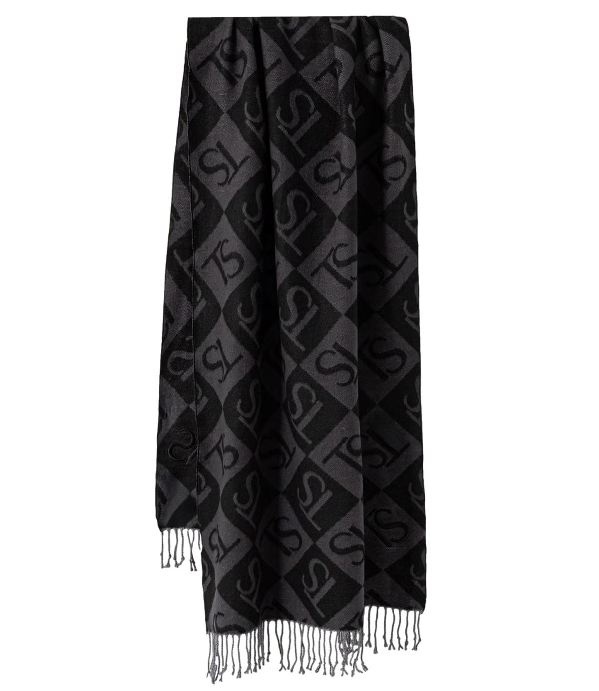 Twin Set Stola Grigio Melange da Donna