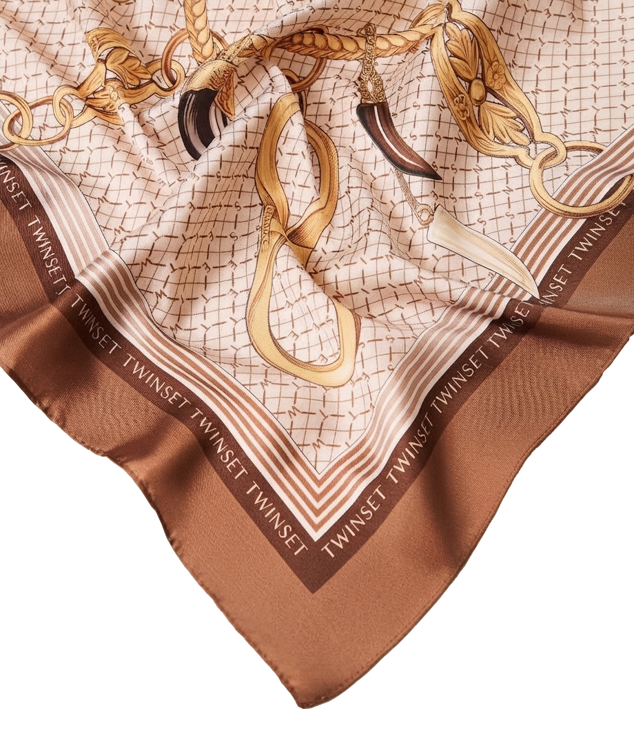 Twin Set Foulard St.lucky Charms Nut da Donna
