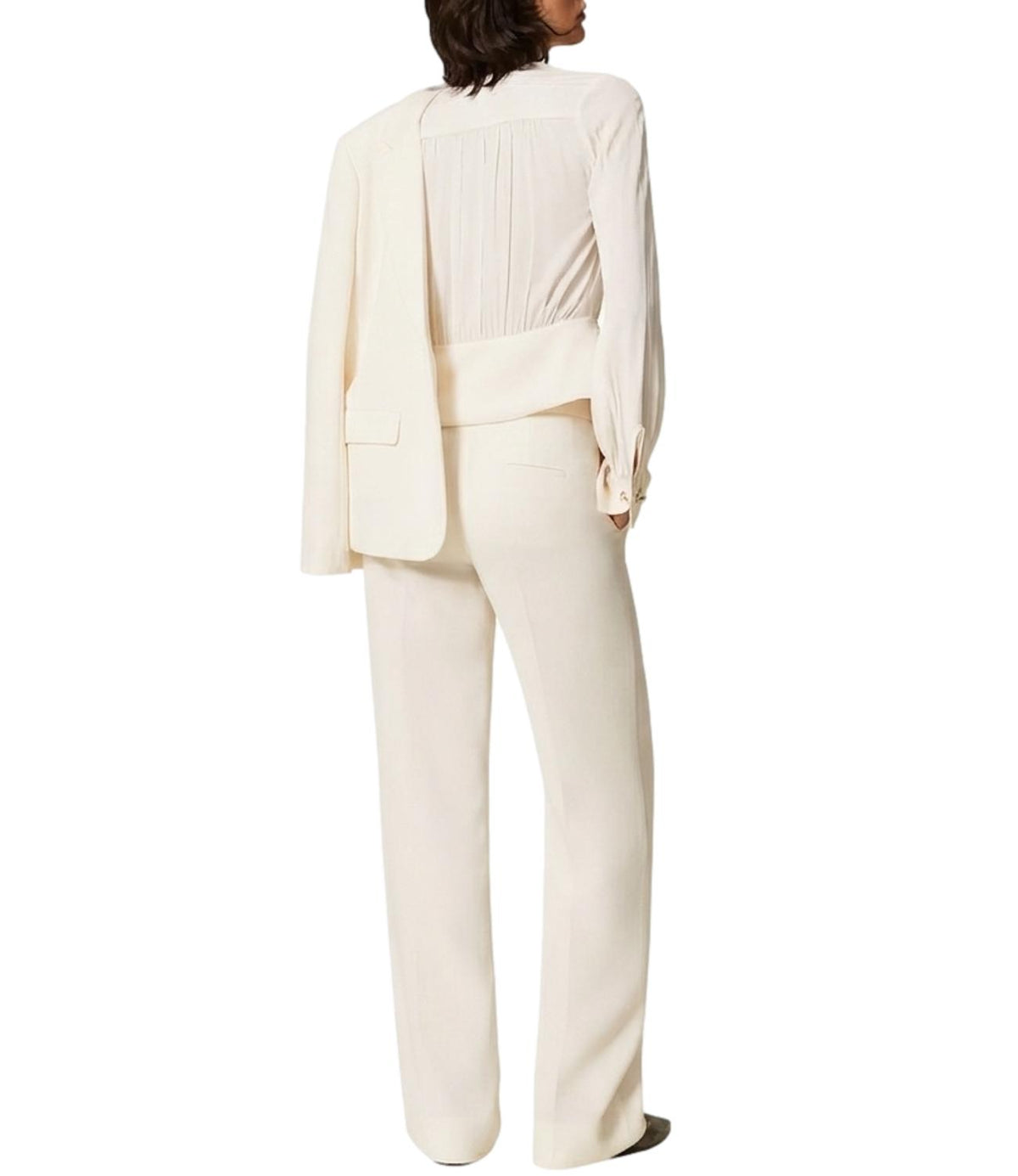 Twin Set Pantalone Madreperla da Donna