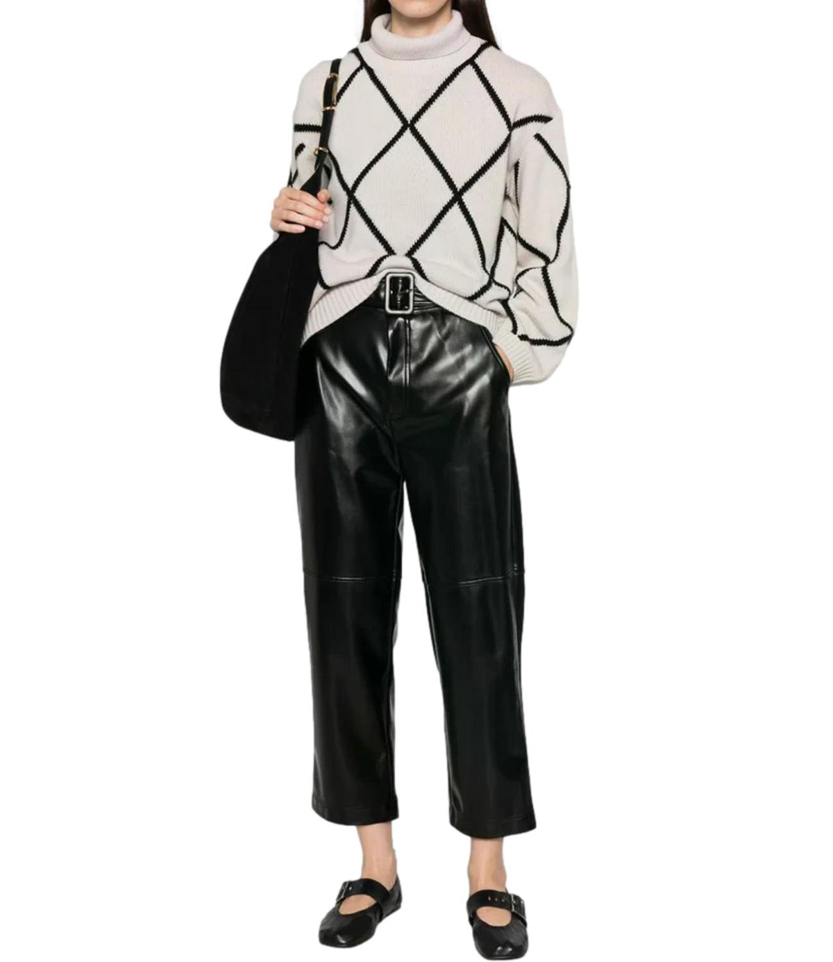 Twin Set Pantalone Darkness Brown da Donna