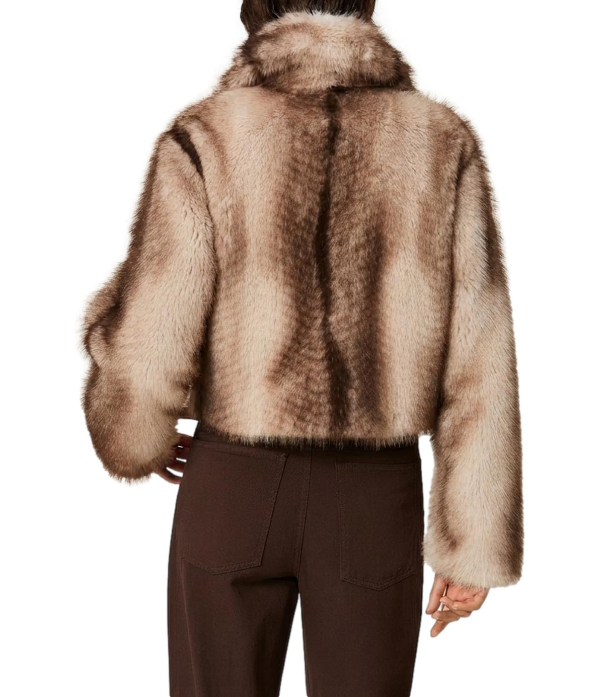 Twin Set Giacca Animal Shade Casha/brown da Donna