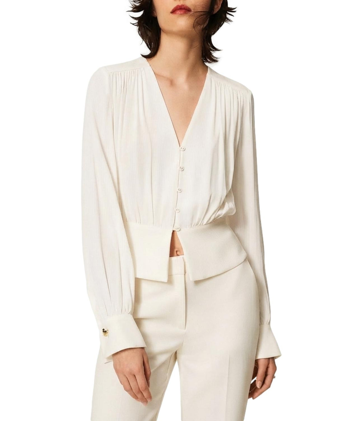 Twin Set Camicia Madreperla da Donna