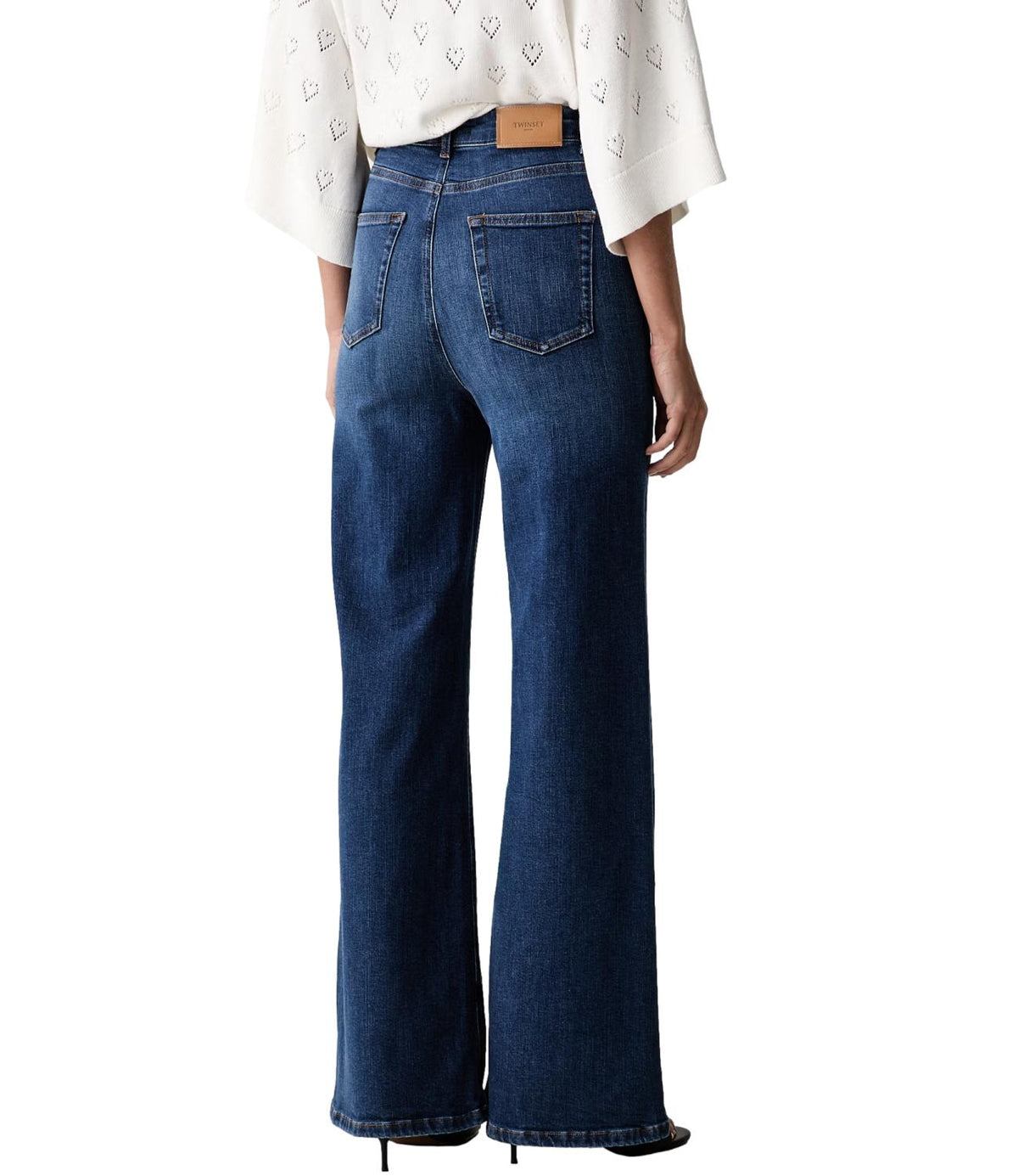 Twin Set Jeans Denim Medio da Donna