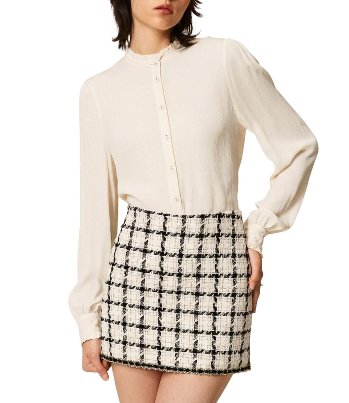 Twin Set Camicia Madreperla da Donna